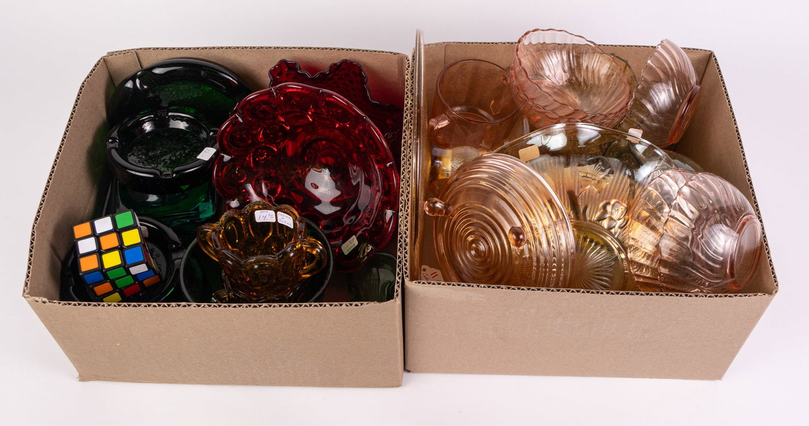 Assortment of Vintage Glassware ft. Pressed Glass - 2