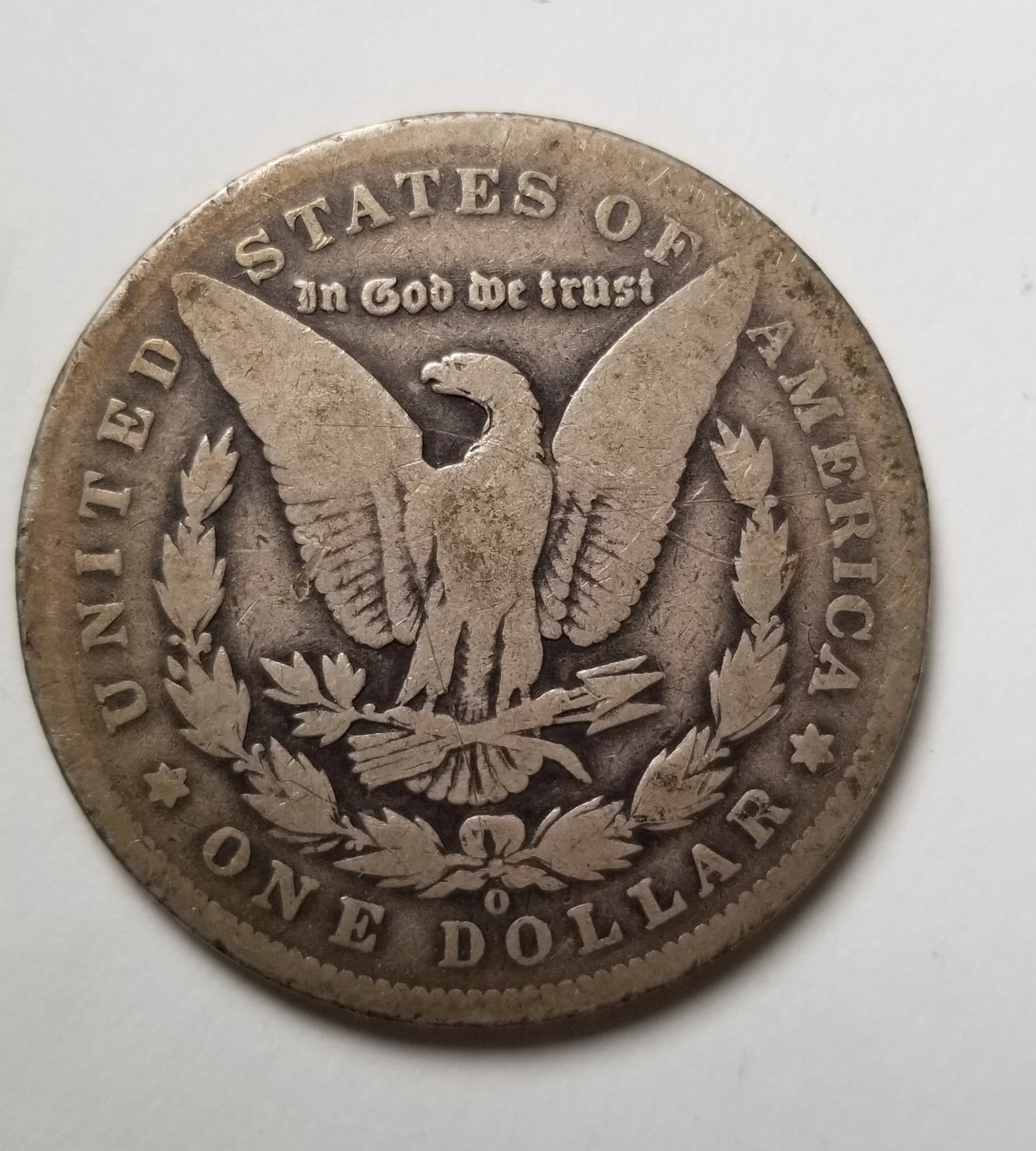 1896 O Morgan Silver Dollar - 2