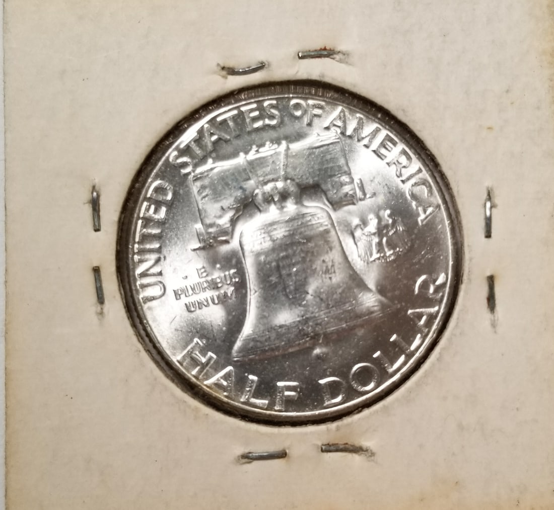 1955 Silver Franklin Half Dollar - 2
