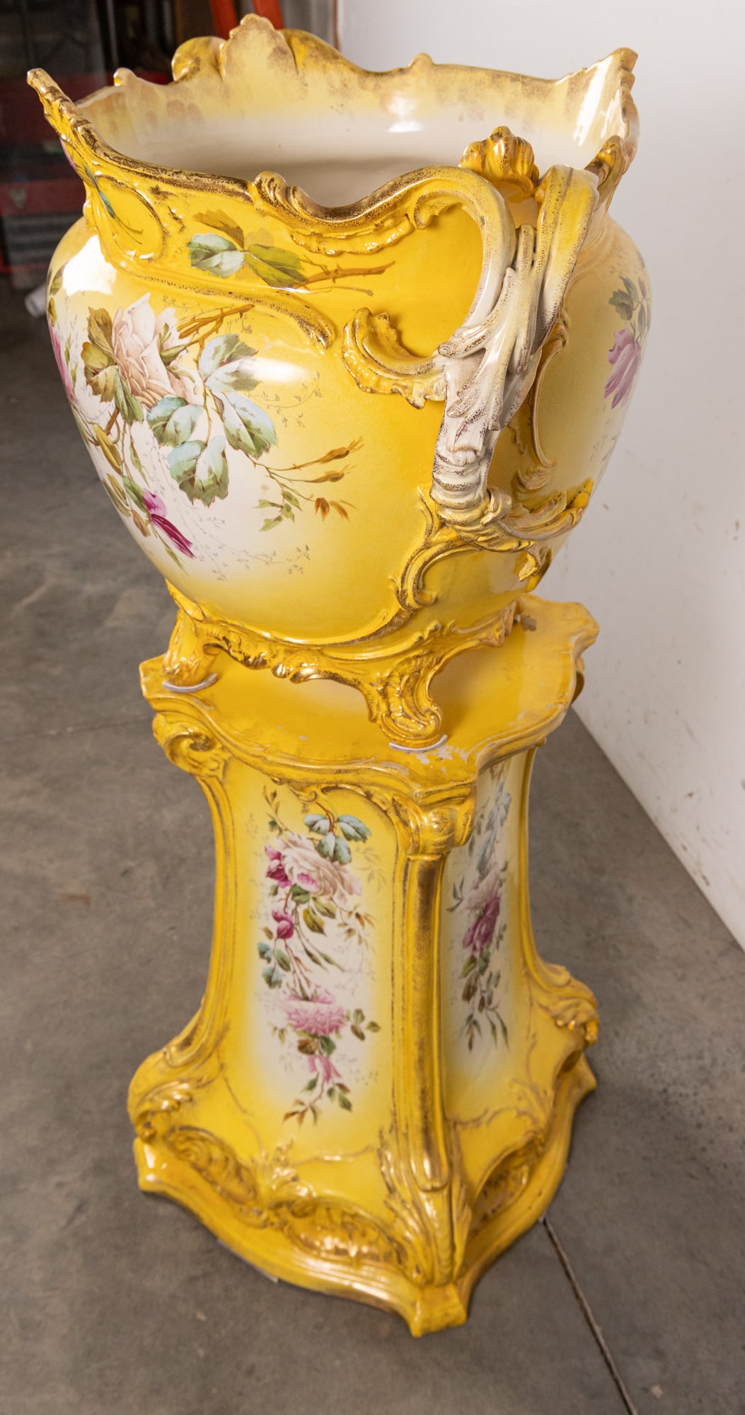 Royal Bonn Attr. Porcelain Jardiniere - 6