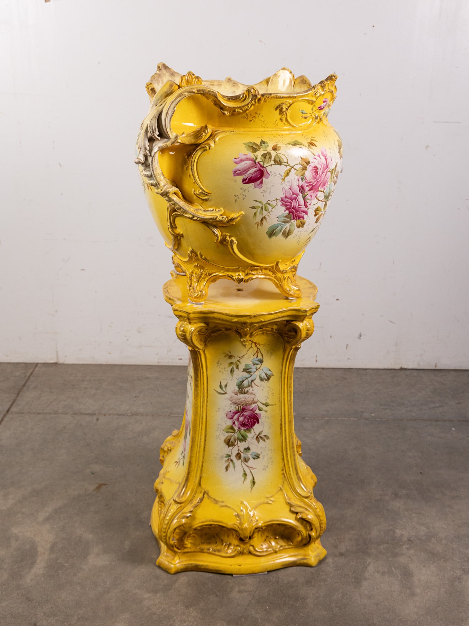 Royal Bonn Attr. Porcelain Jardiniere - 7