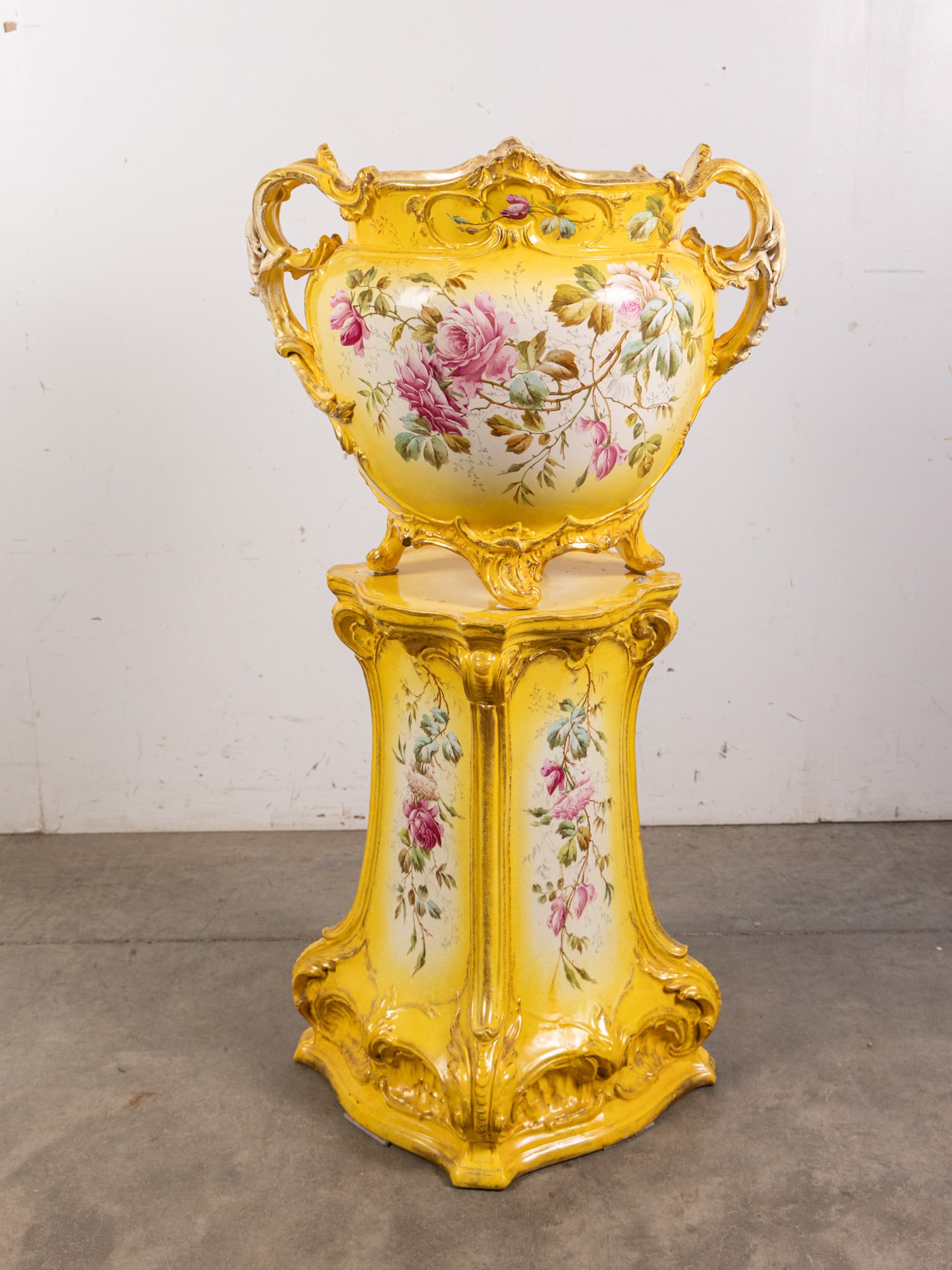 Royal Bonn Attr. Porcelain Jardiniere - 8