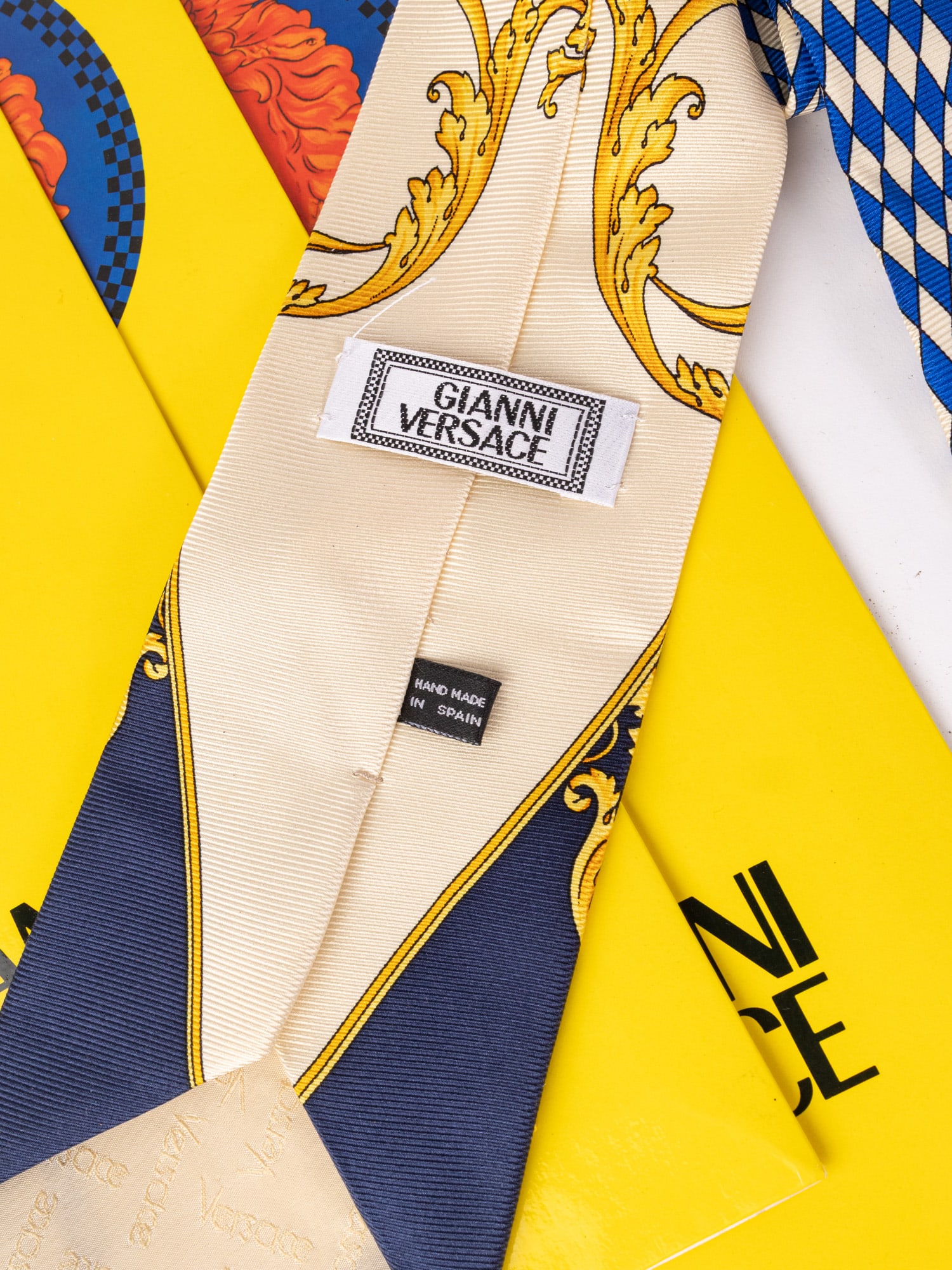 Grouping of Assorted Vintage Versace Ties - 4