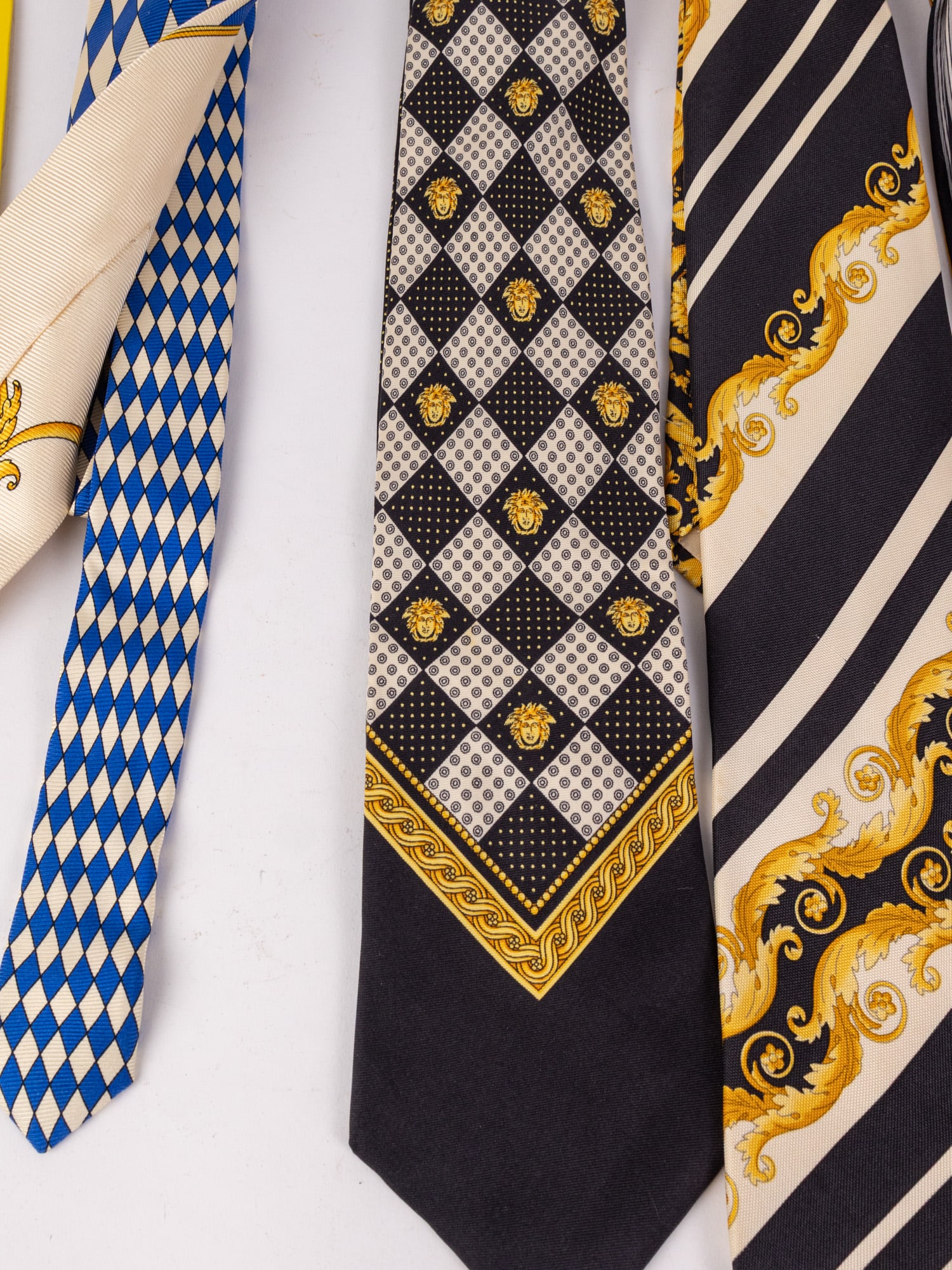 Grouping of Assorted Vintage Versace Ties - 5