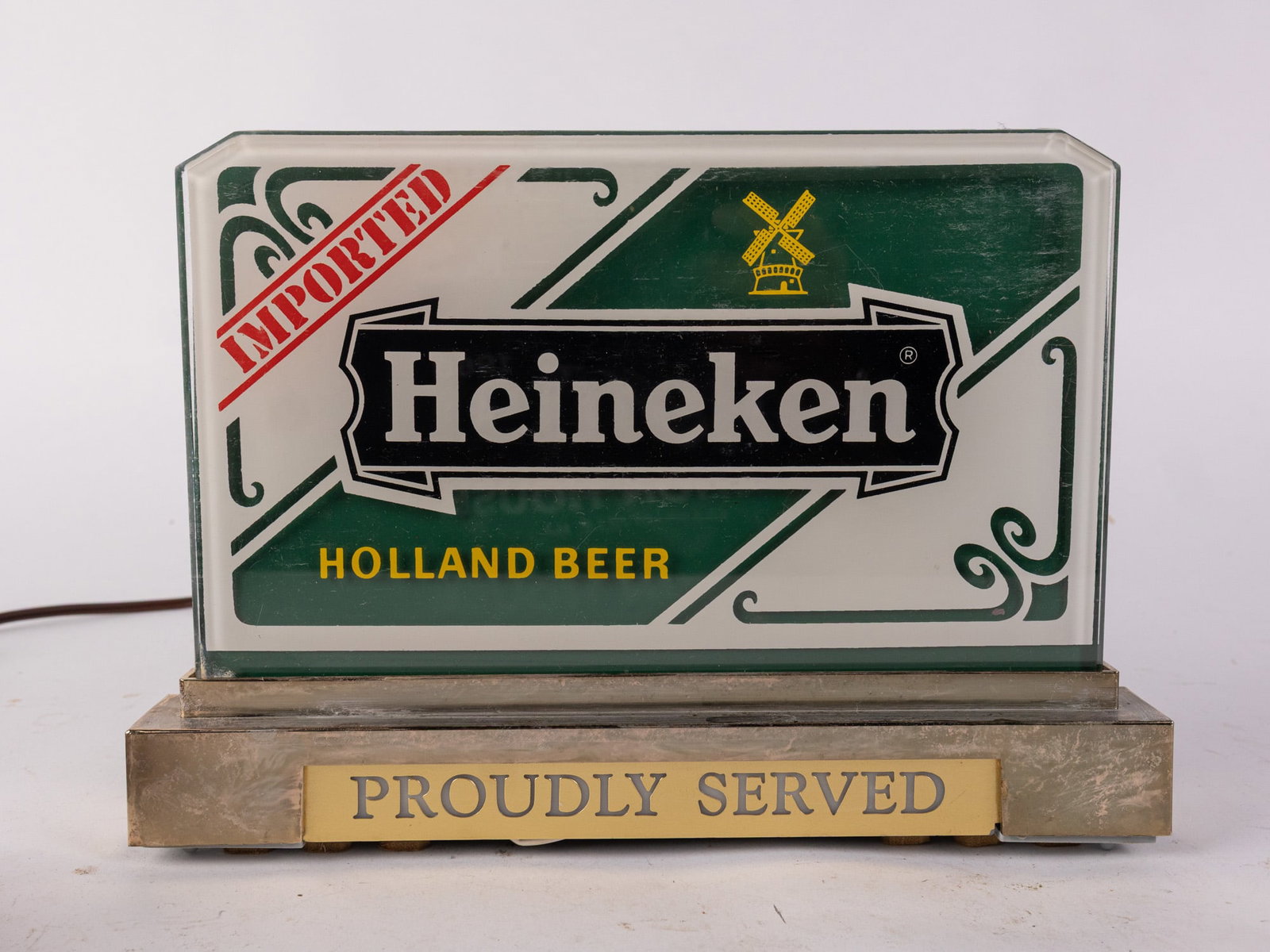 Vintage Heineken Lighted Advertising Sign - 3