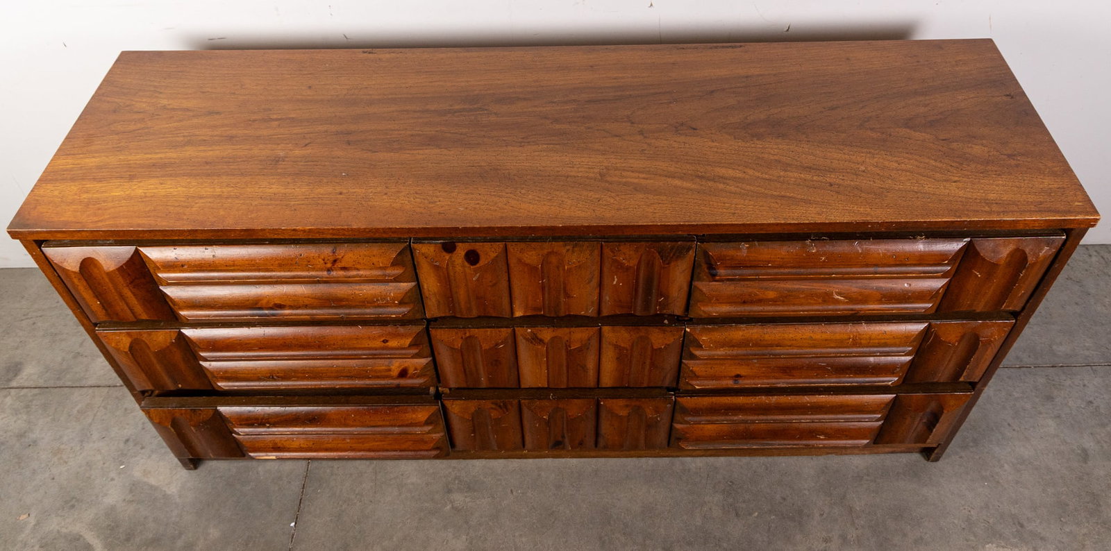 Lane Attributed "Brutalist" Style Dresser - 2