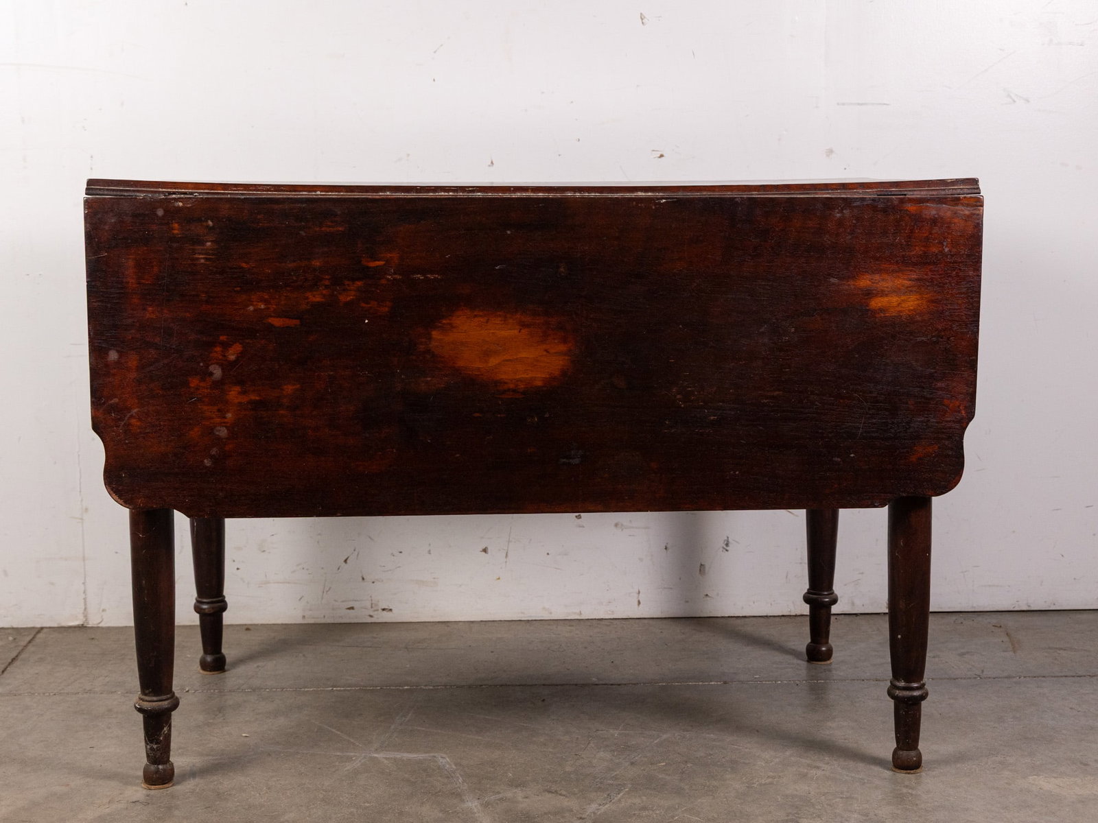 Antique Sheraton Drop Leaf Table with Drawer (1 of 5)