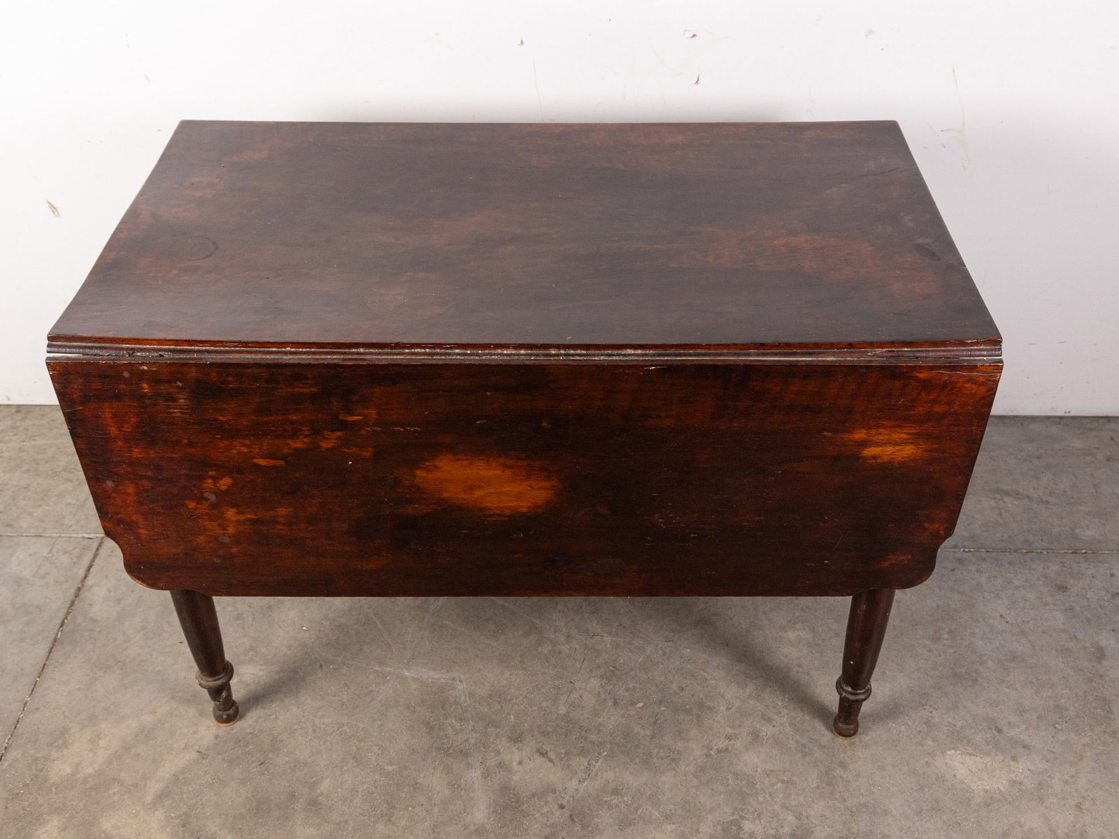 Antique Sheraton Drop Leaf Table with Drawer - 2