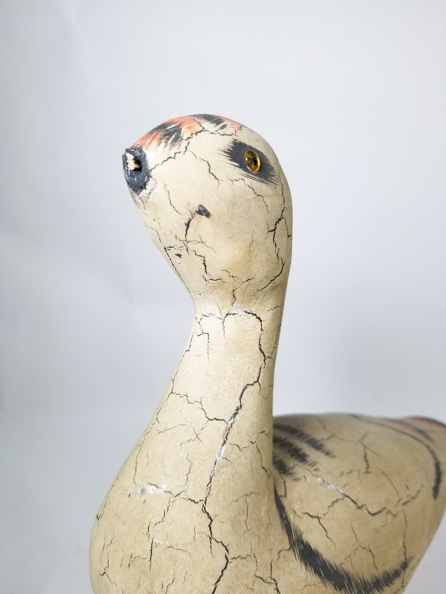 Decorative Wooden Folk Art Shore Bird - 3