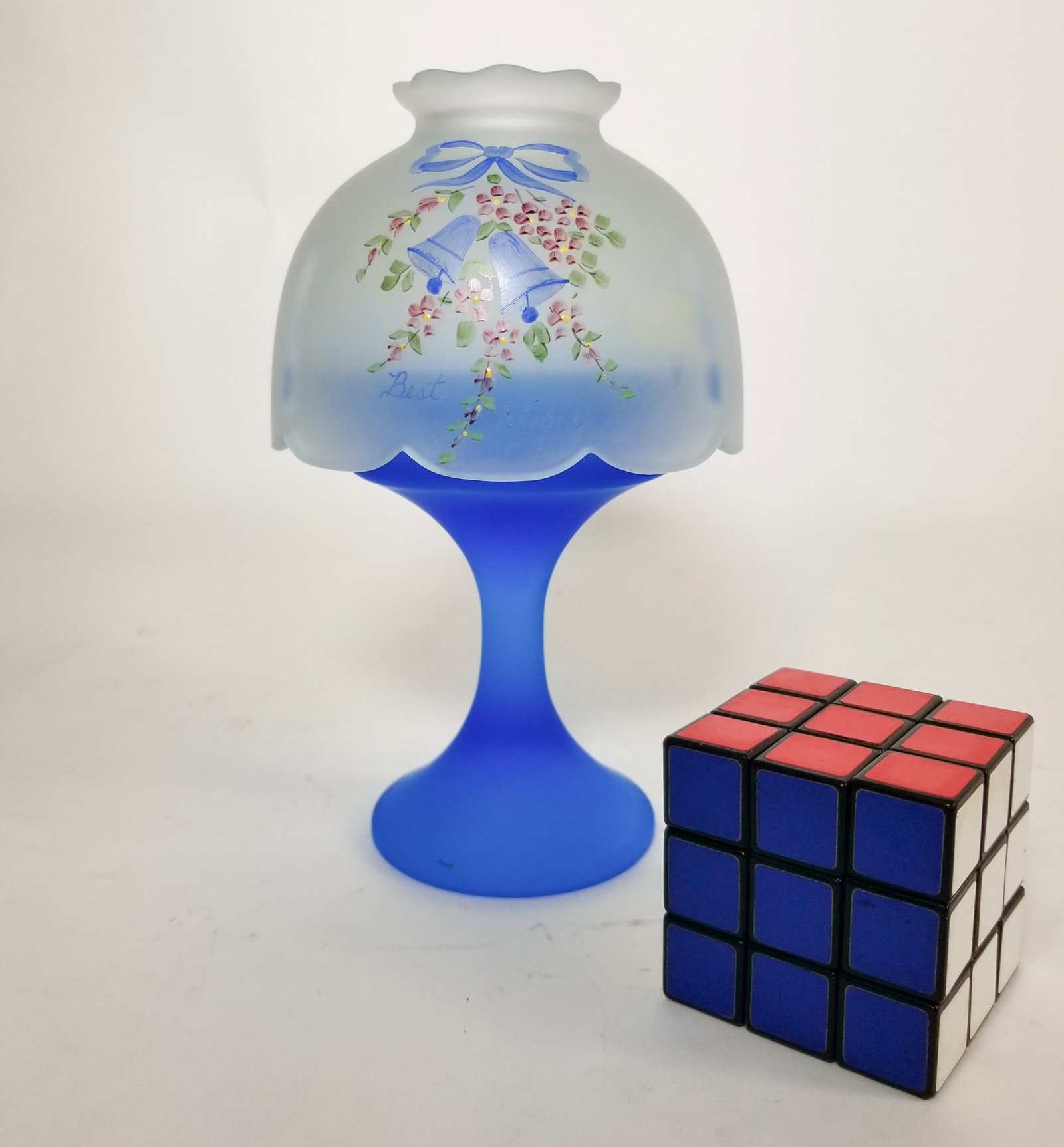 Westmoreland Frosted Glass Fairy Lamp - 2