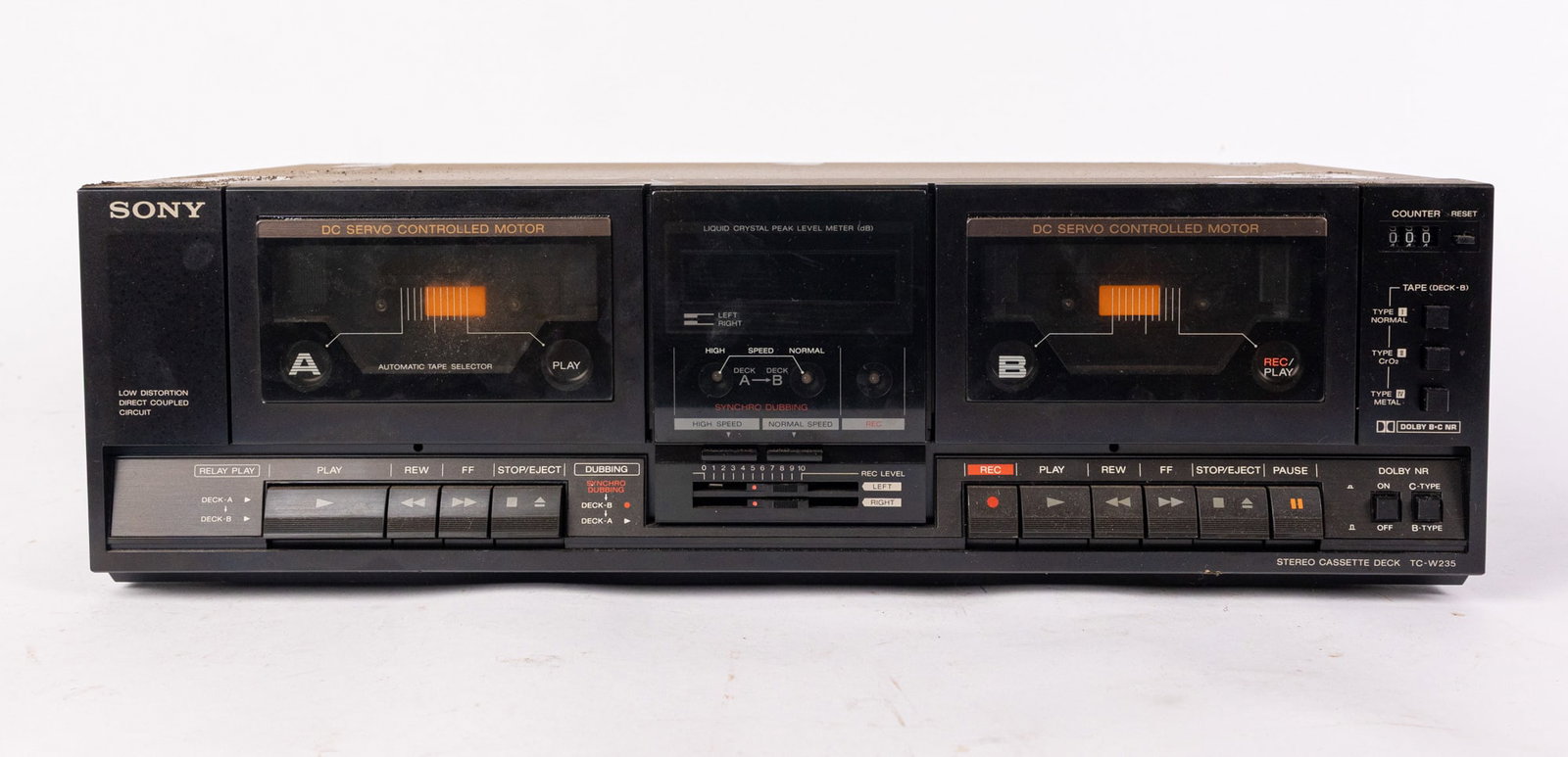 Sony TC-W235 Dual Stereo Cassette Deck (1 of 4)