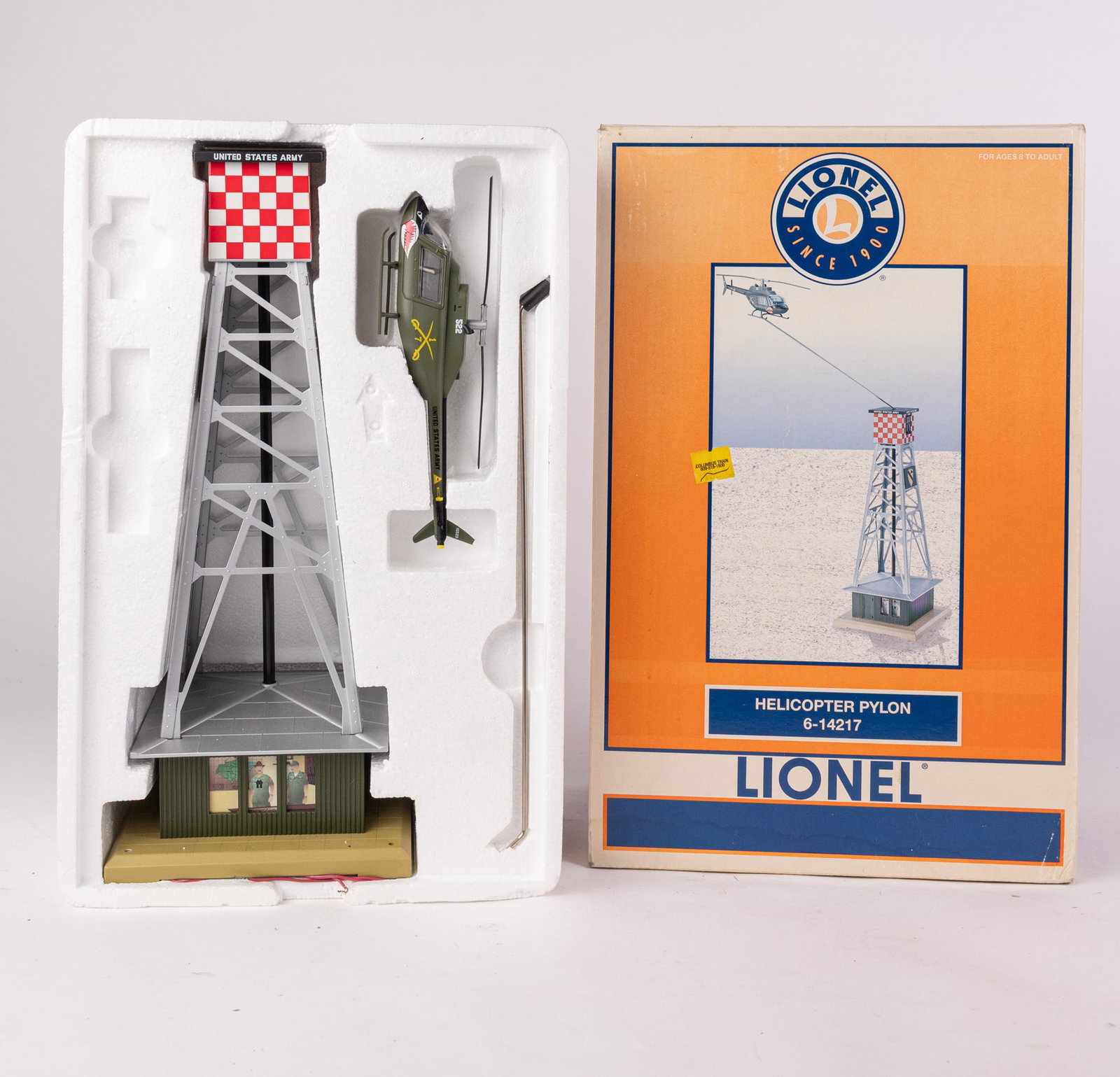 Lionel Helicopter Pylon [6-14217] IOB: Lionel Helicopter Pylon [6-14217] IOB Size 16" x 10" x 7" Literature Brooks Auction – Online Auction Terms & Conditions Contact: (856) 694-2960 | info@brooks.auction READ BEFORE YOU BID: We