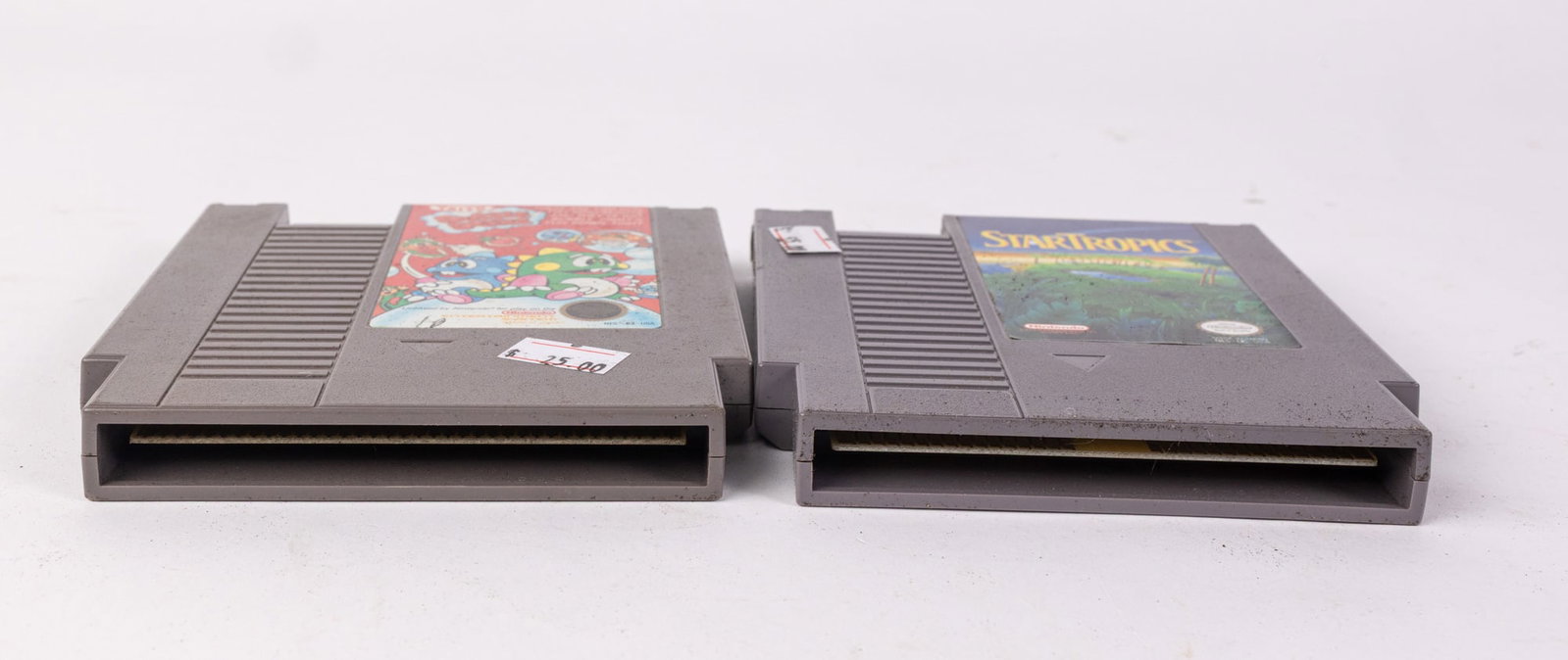 Four Vintage Nintendo NES Games w/ Sleeves and Carrying Case - 3
