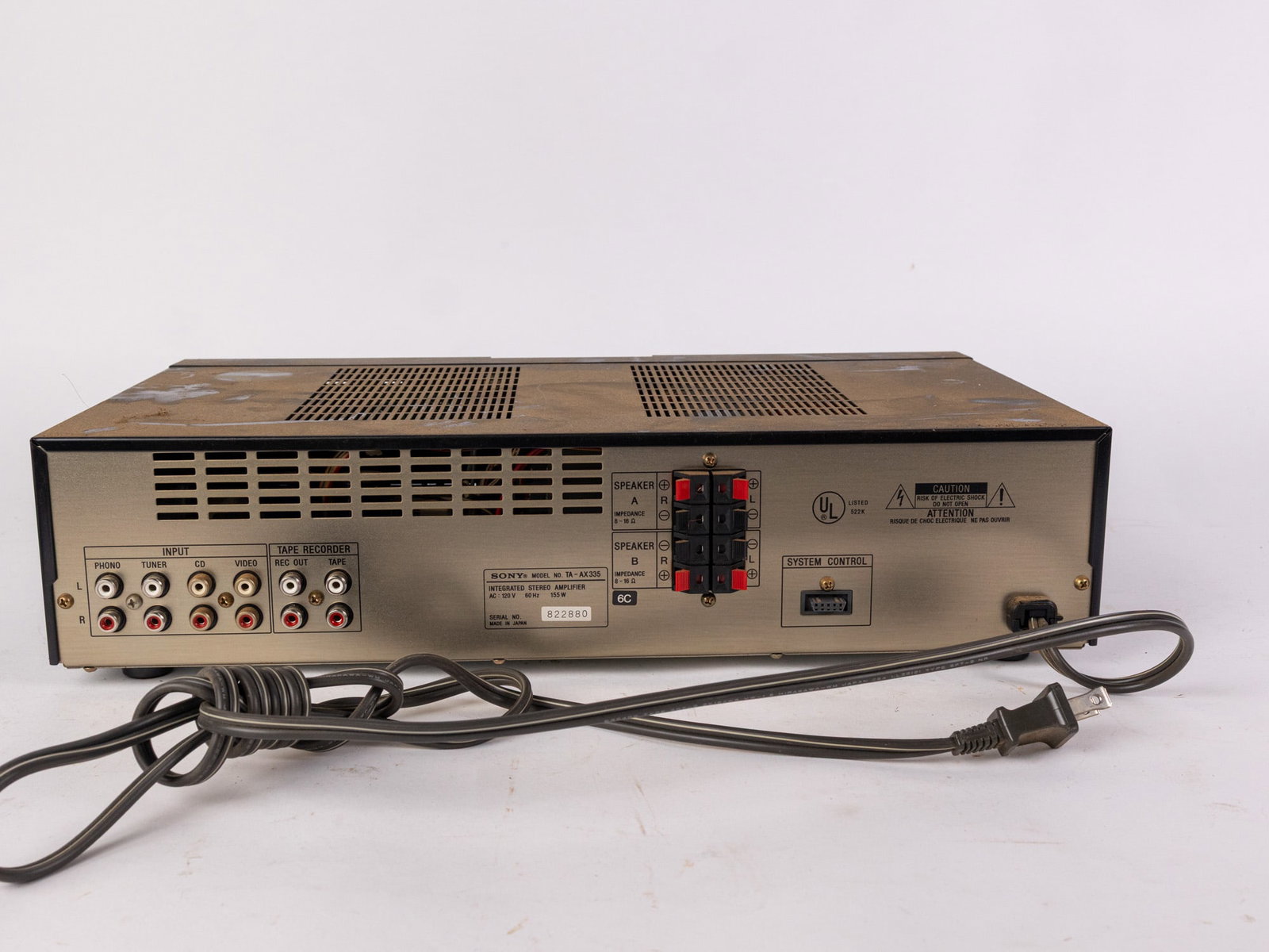 Sony TA-AX390 Integrated Stereo Amplifier - 5