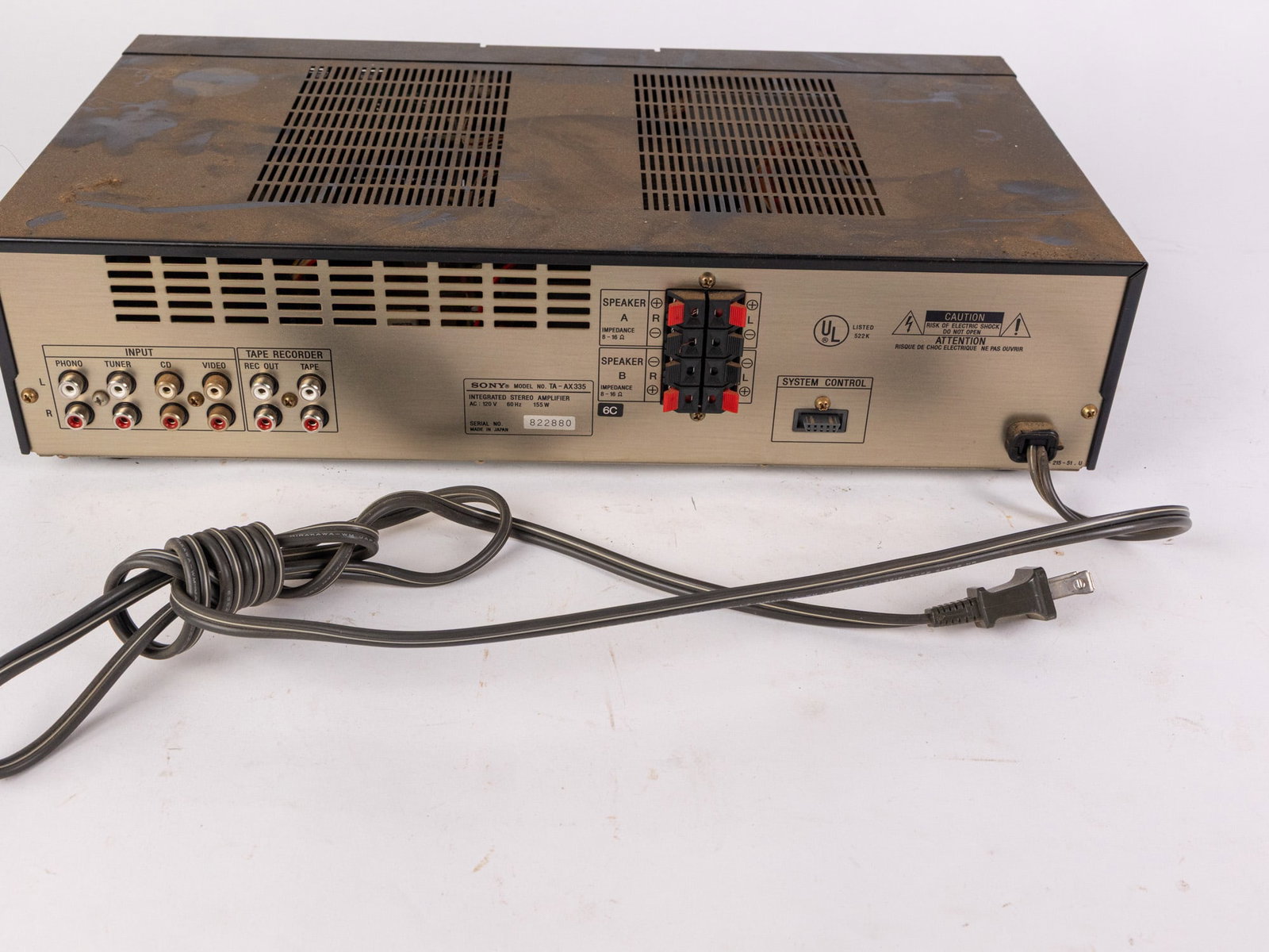 Sony TA-AX390 Integrated Stereo Amplifier - 6