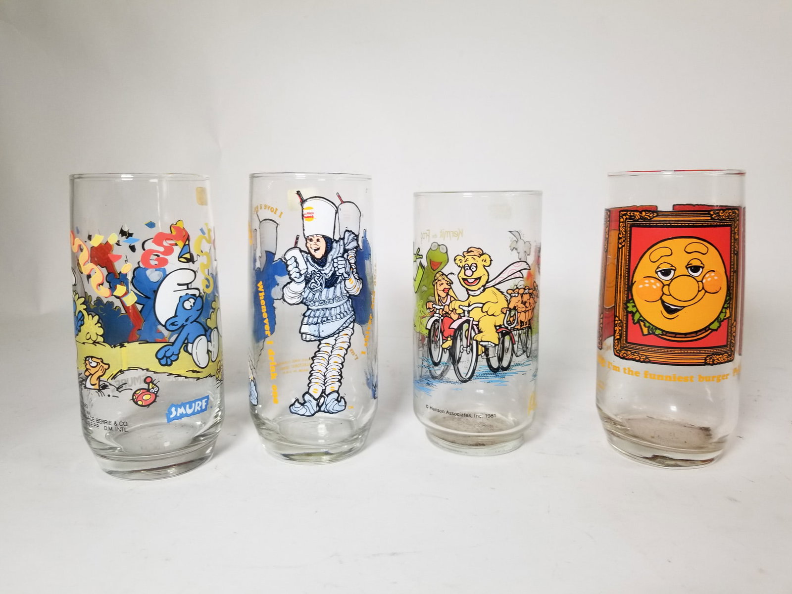 Vintage Collectible Character Glasses - 3
