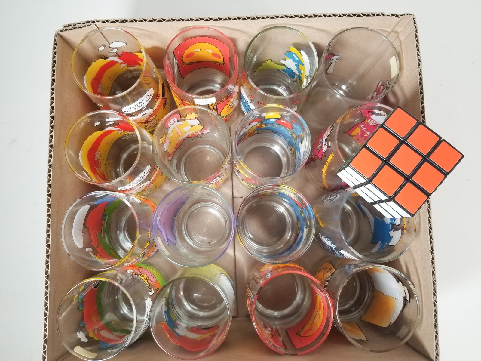Vintage Collectible Character Glasses - 2