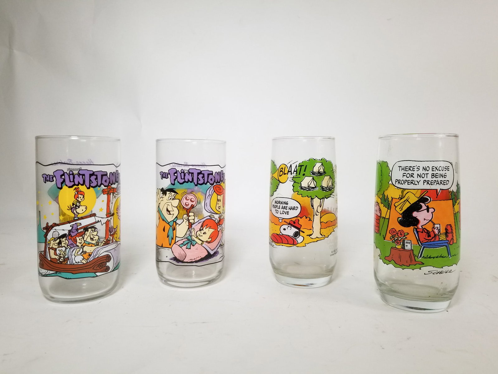 Vintage Collectible Character Glasses - 3
