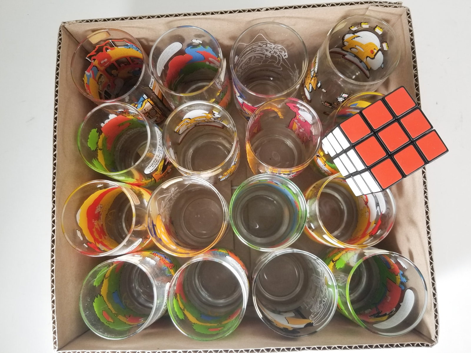 Vintage Collectible Character Glasses - 2