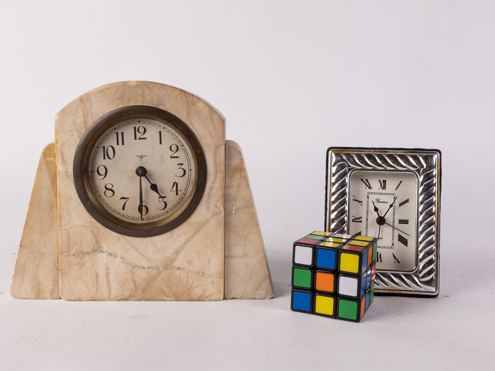 Pair of Vintage Table Clocks - 2