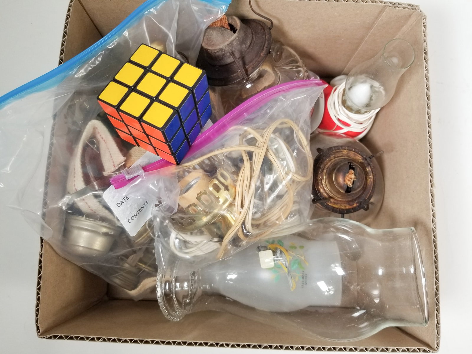 Assorted Small Oil Lamps & Spare Parts - 2