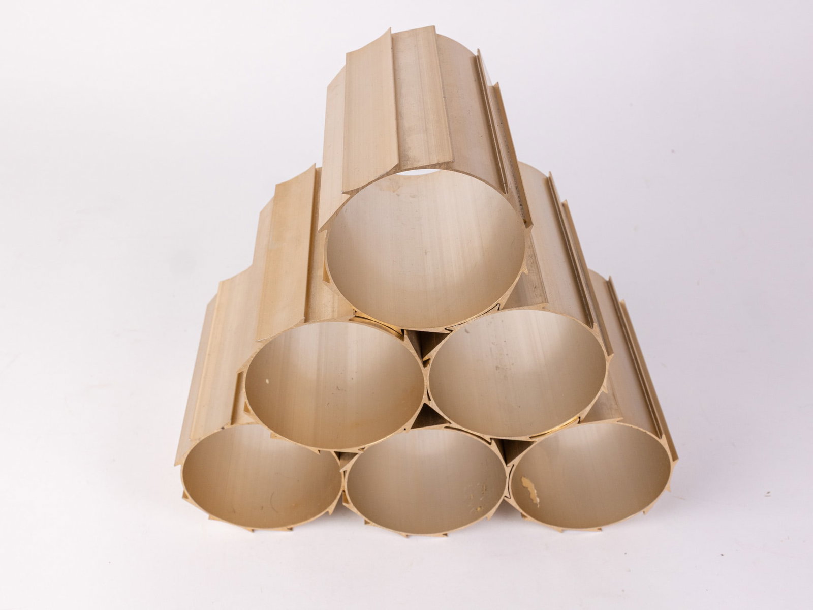 Mid Century Modern Modular Aluminum Wine Rack - 3
