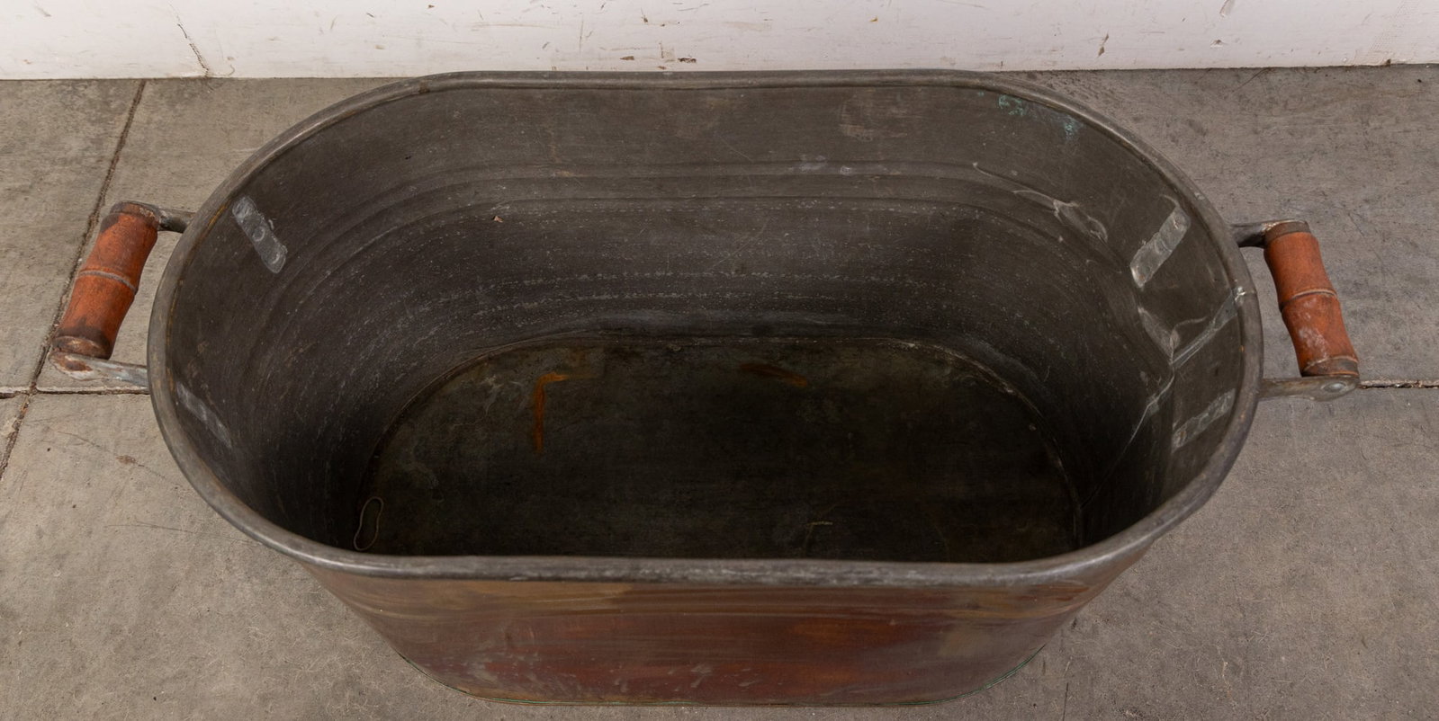 Antique Copper Boiler Wash Tub - 3