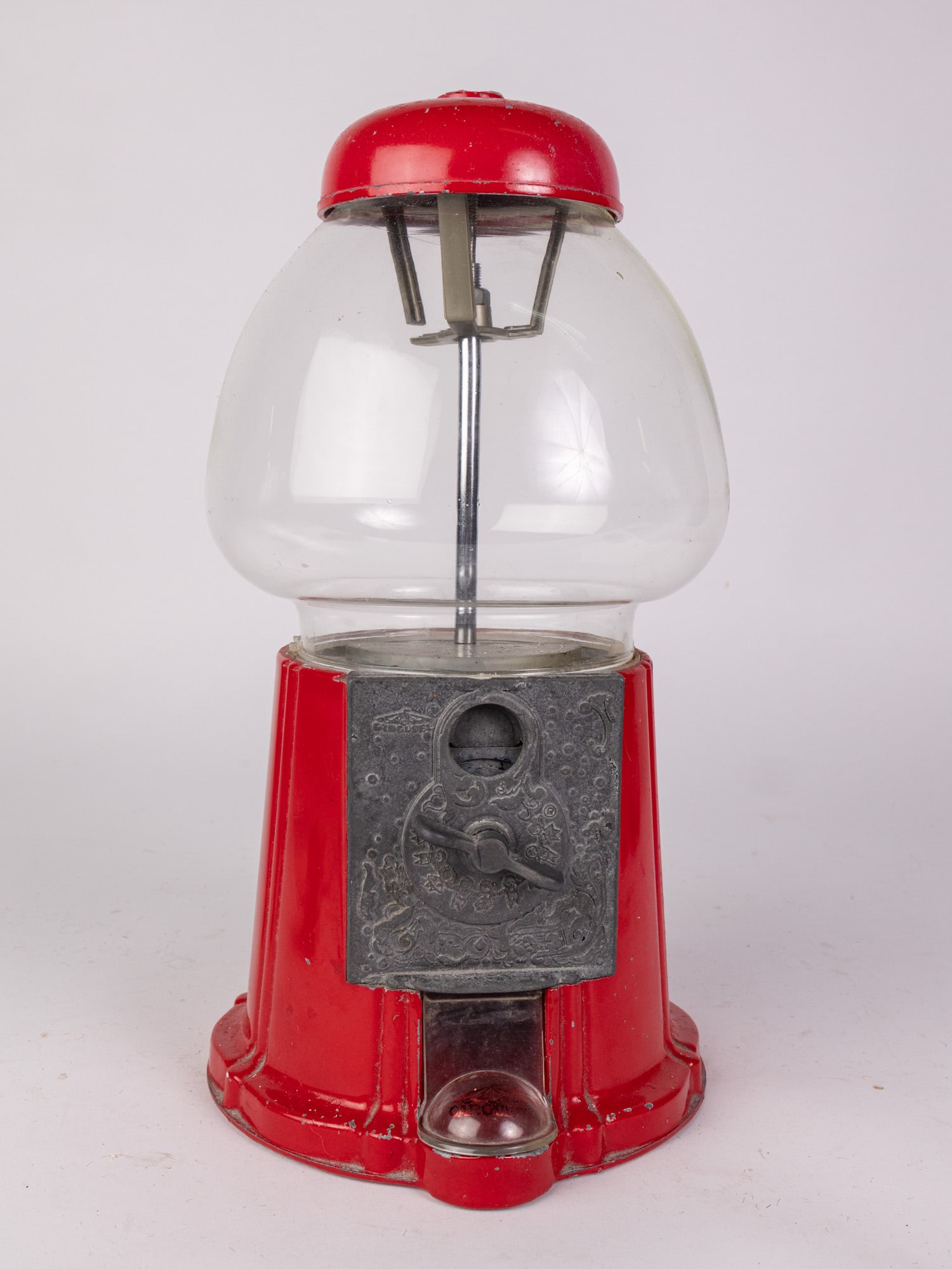 Vintage Red Carousel Gumball Machine (1 of 6)