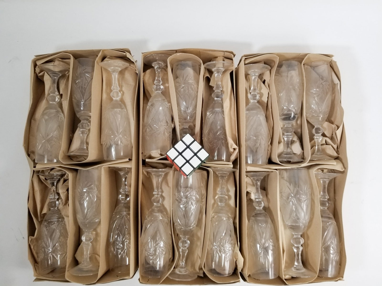 Vintage Crystal Glassware Set - 2