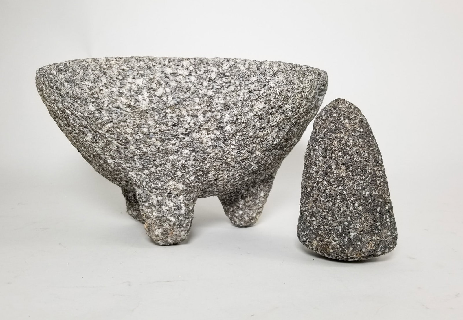 Stone Mortar and Pestle: Stone Mortar and Pestle Size 5" H Literature Brooks Auction – Online Auction Terms & Conditions Contact: (856) 694-2960 | info@brooks.auction READ BEFORE YOU BID: We want you to feel confident