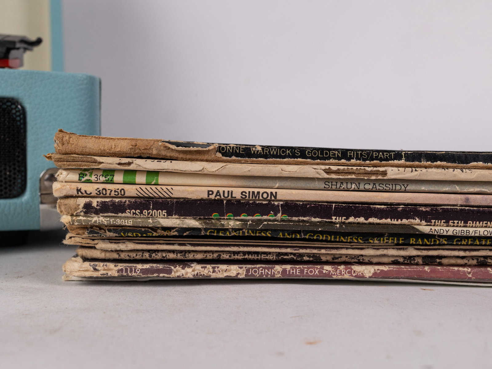 Vinyl Records and Crosley Record Player - 3