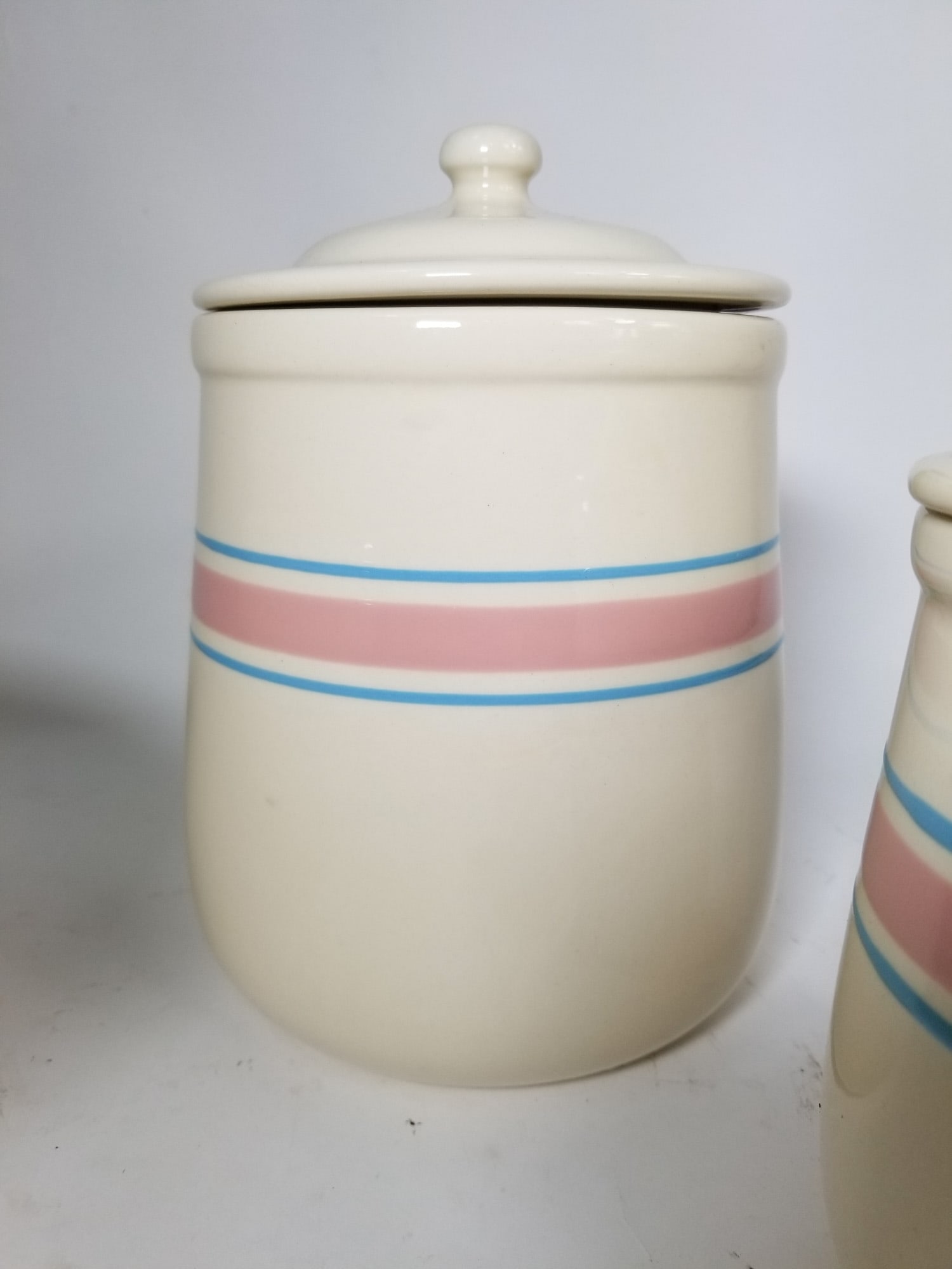 McCoy Set of Four Canisters and Mixing Bowl - 4
