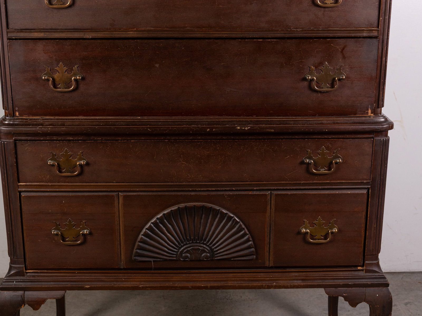 Vintage Highboy Chest of Drawers - 2