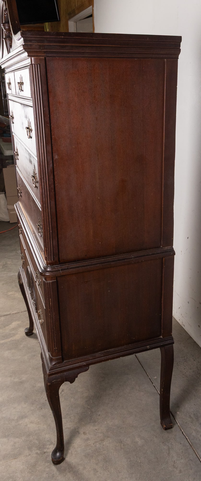 Vintage Highboy Chest of Drawers - 8