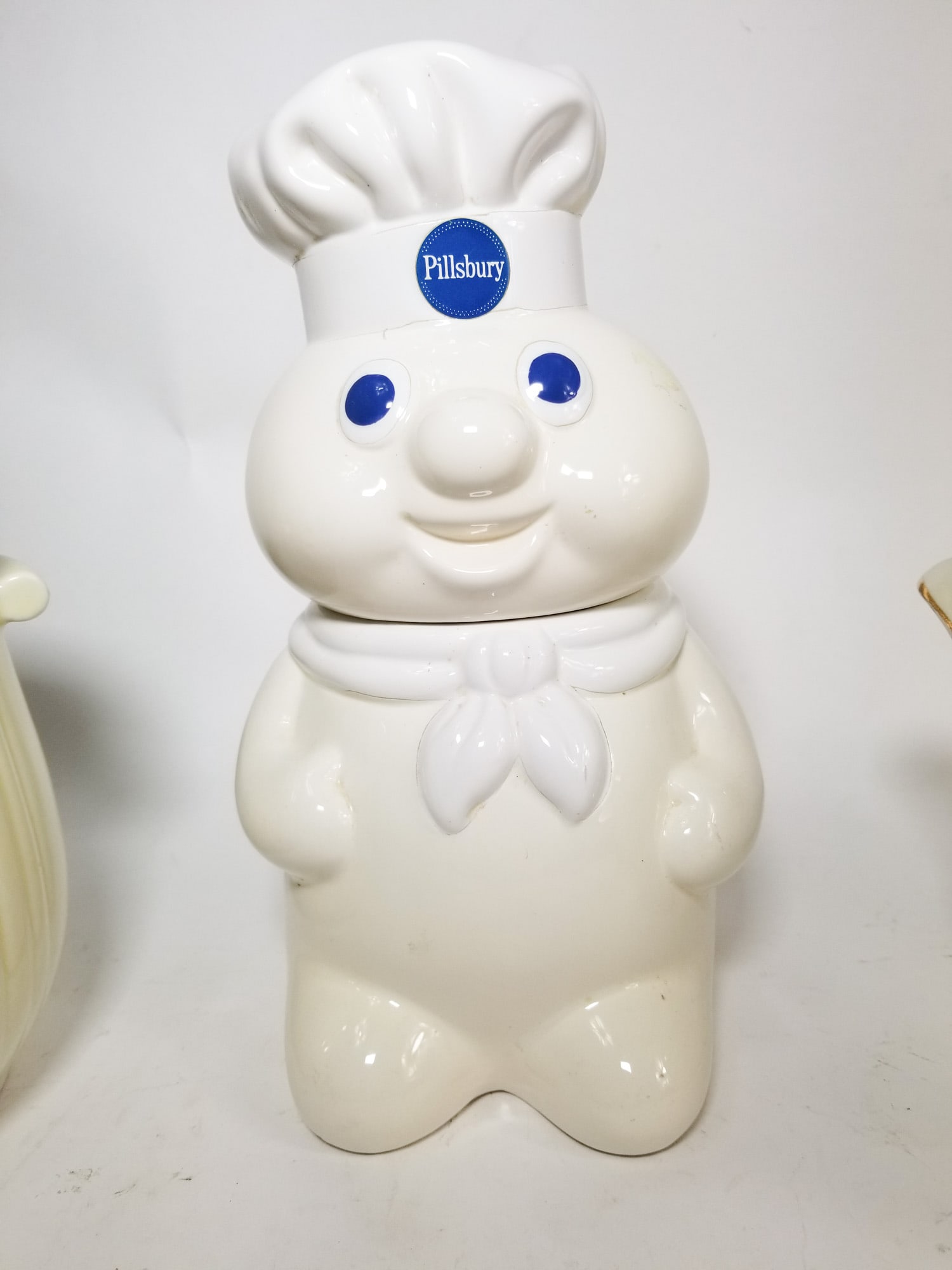Three Cookie Jars ft. Hall Autumn Leaf Uranium Glazed Cookie Jar - 4