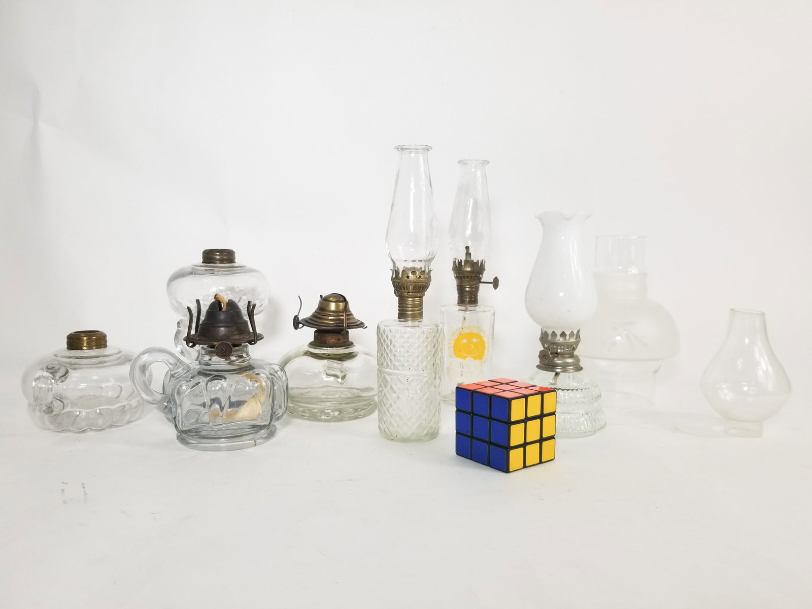 Assortment of Kerosene Oil Lamps - 2