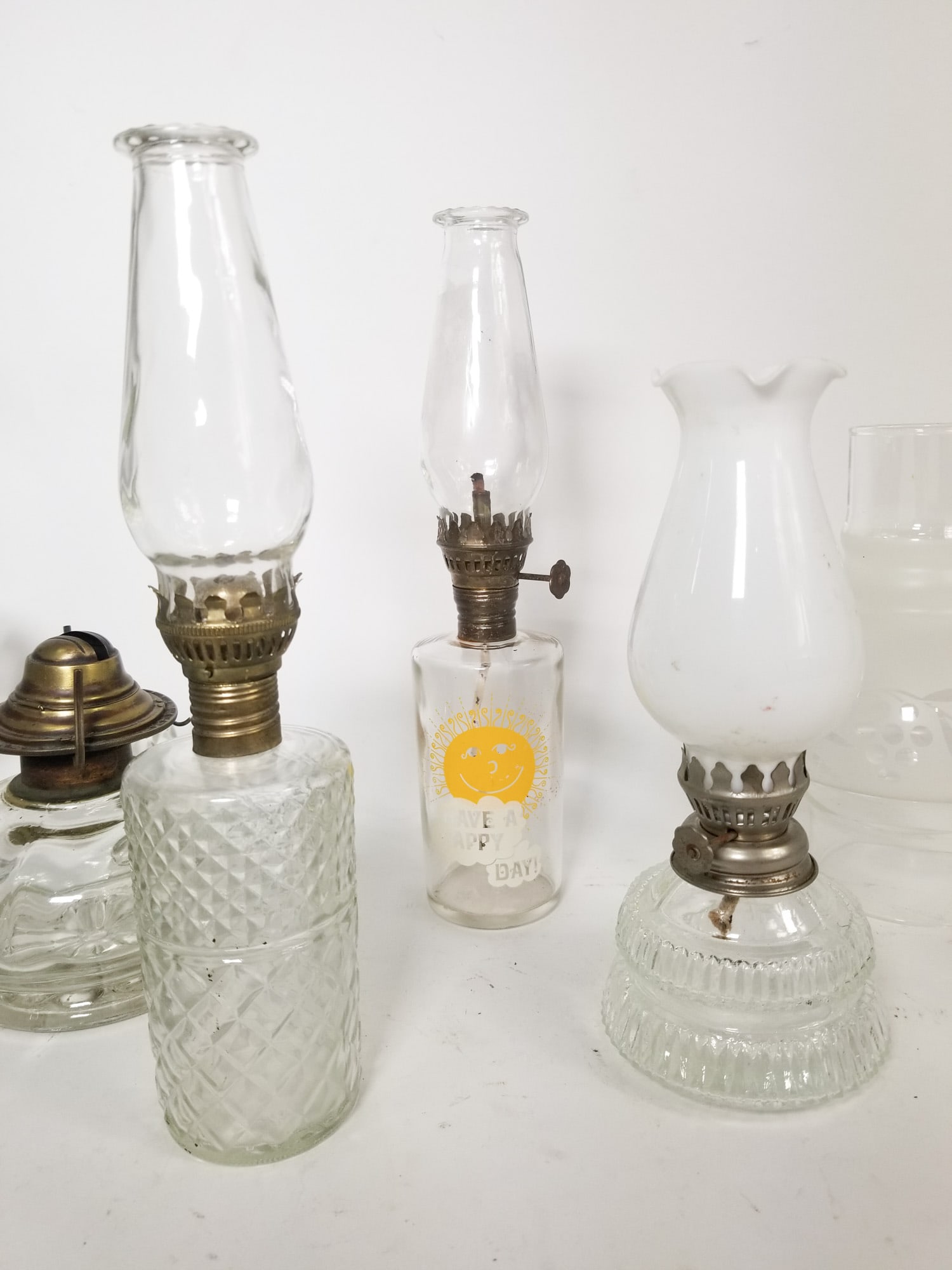 Assortment of Kerosene Oil Lamps - 4
