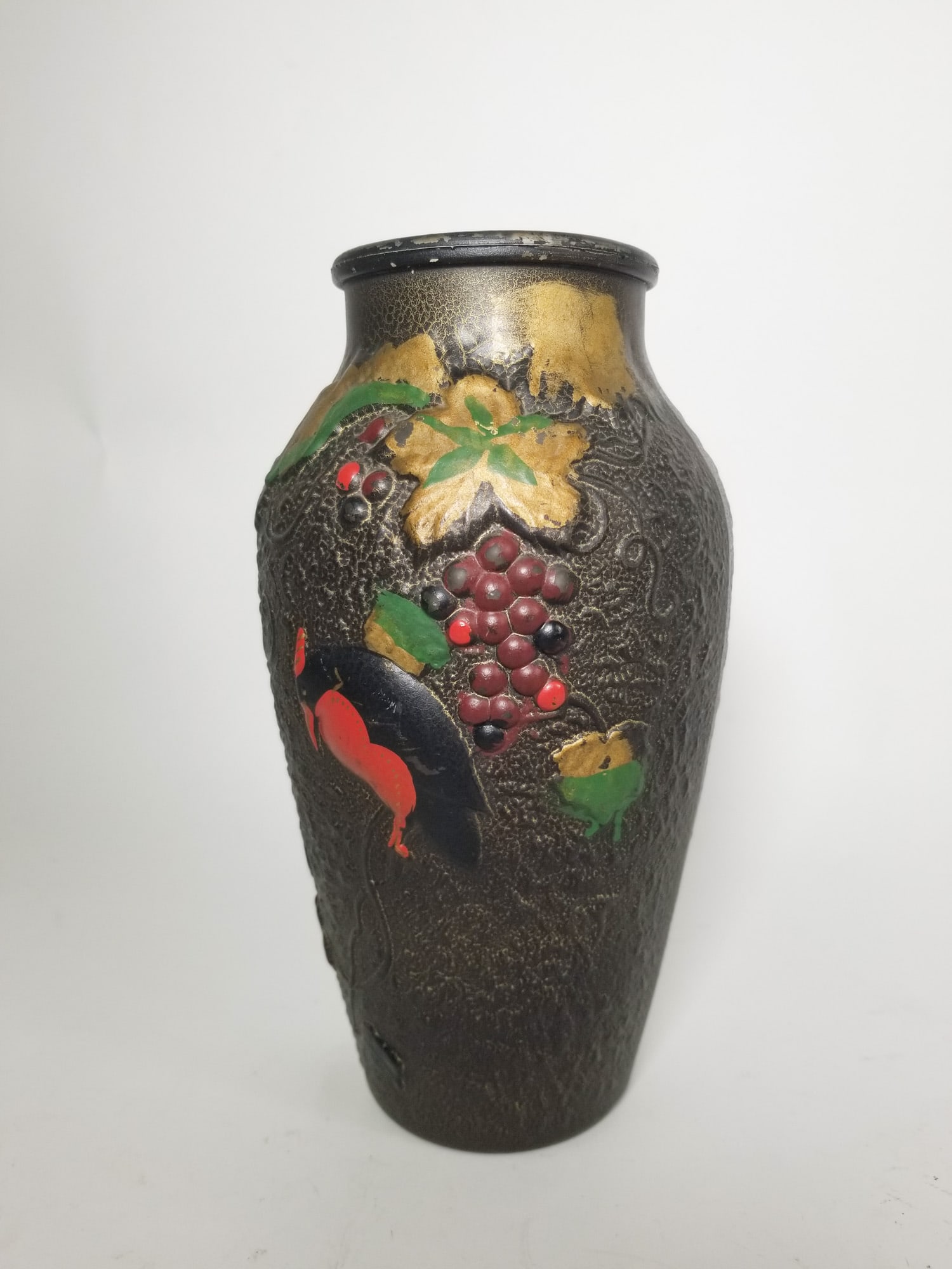Three Glass Vases ft. Northwood Feather Glass Vase - 4