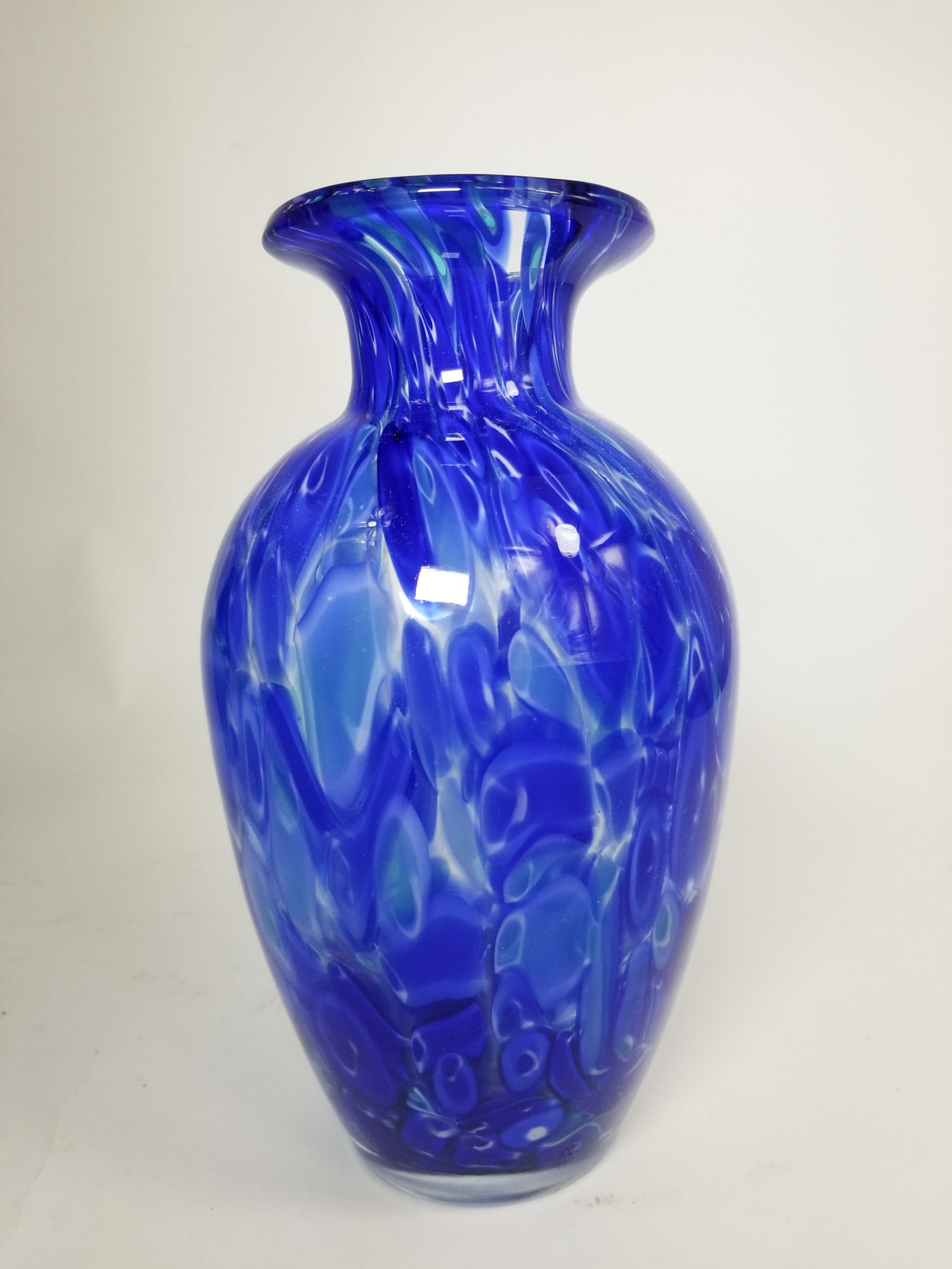 Three Glass Vases ft. Northwood Feather Glass Vase - 5