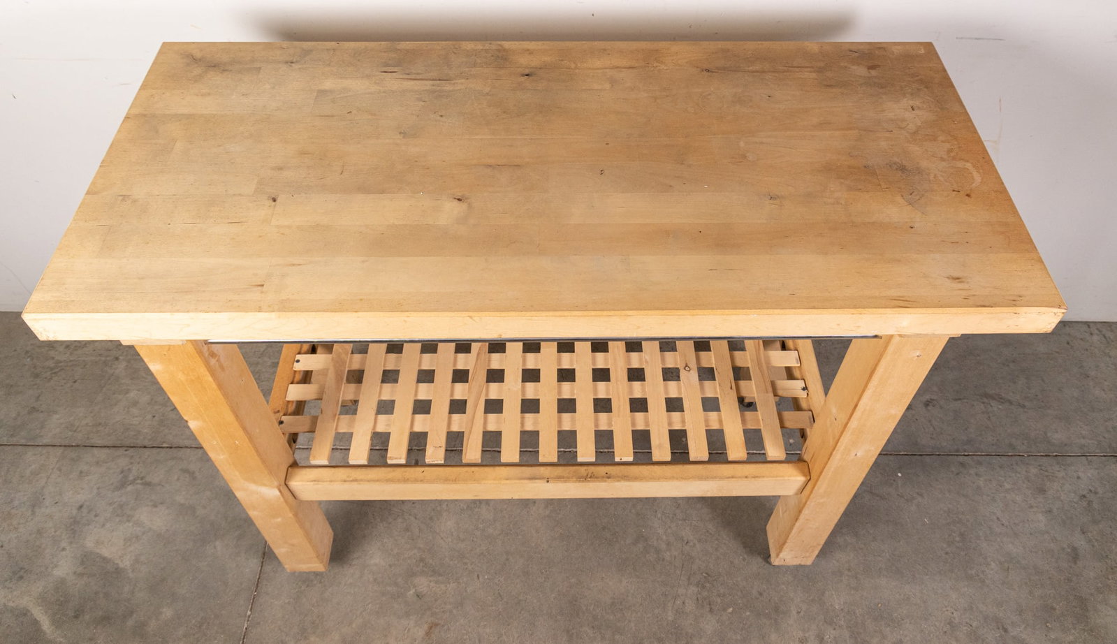 Butcher Block Top Rolling Kitchen Island - 2
