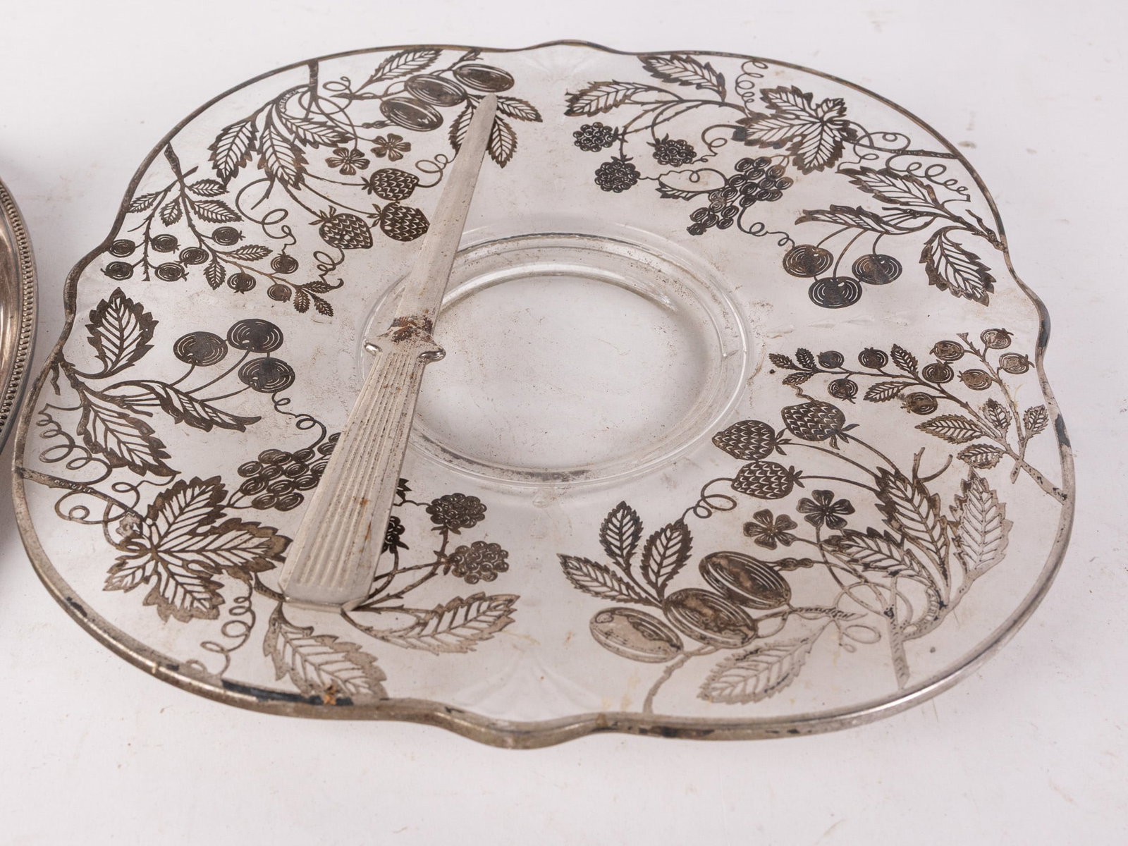 Assortment of Silver Plated and Crystal Glass Items - 3