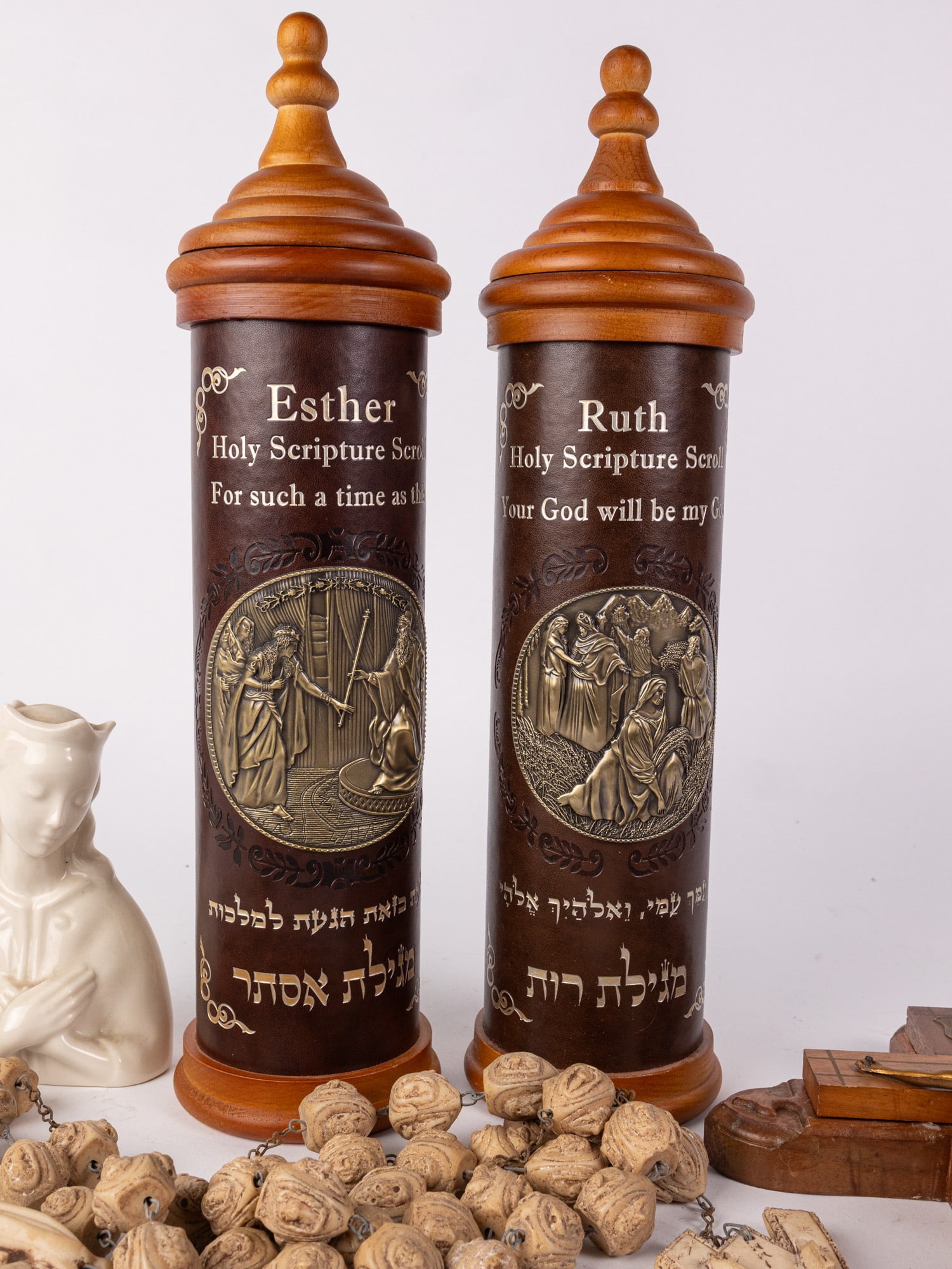 Grouping of Religious Articles ft. Scrolls of Ruth and Esther - 3