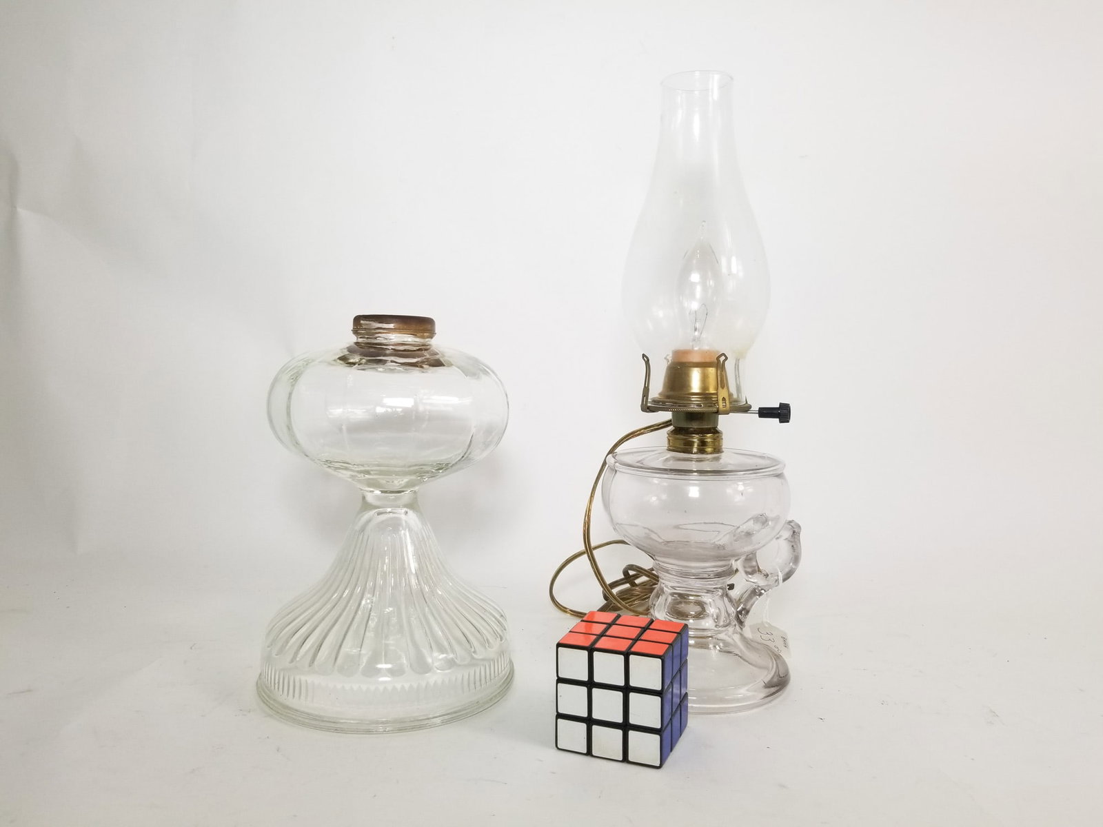Electrified Kerosene Oil Lamp & Kerosene Oil Lamp Base - 2