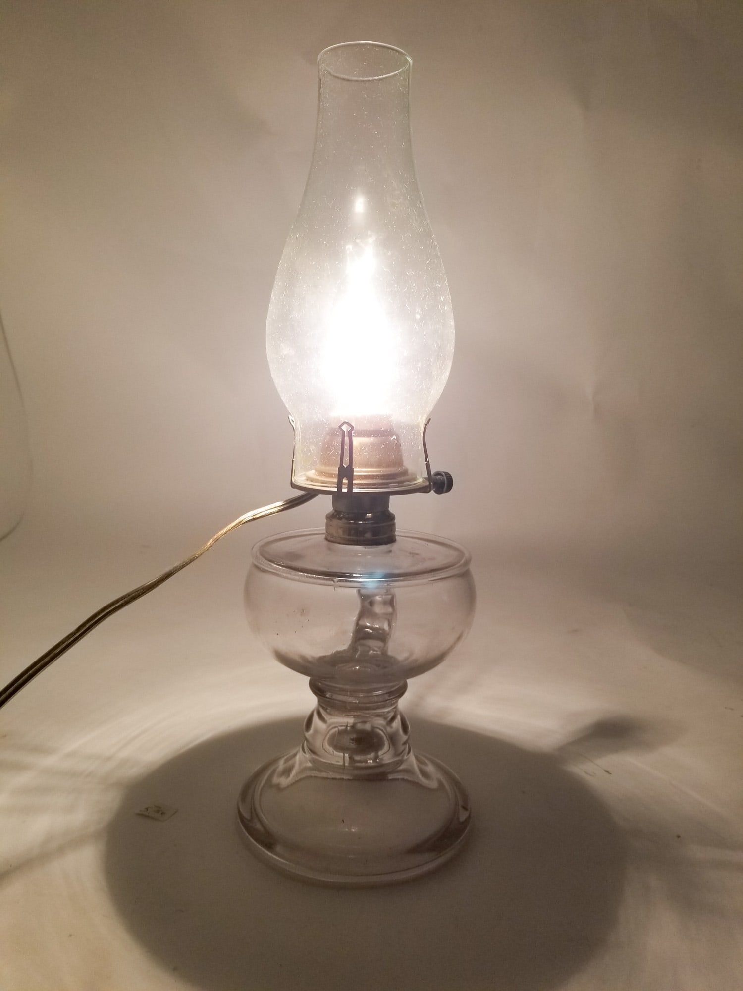 Electrified Kerosene Oil Lamp & Kerosene Oil Lamp Base - 5