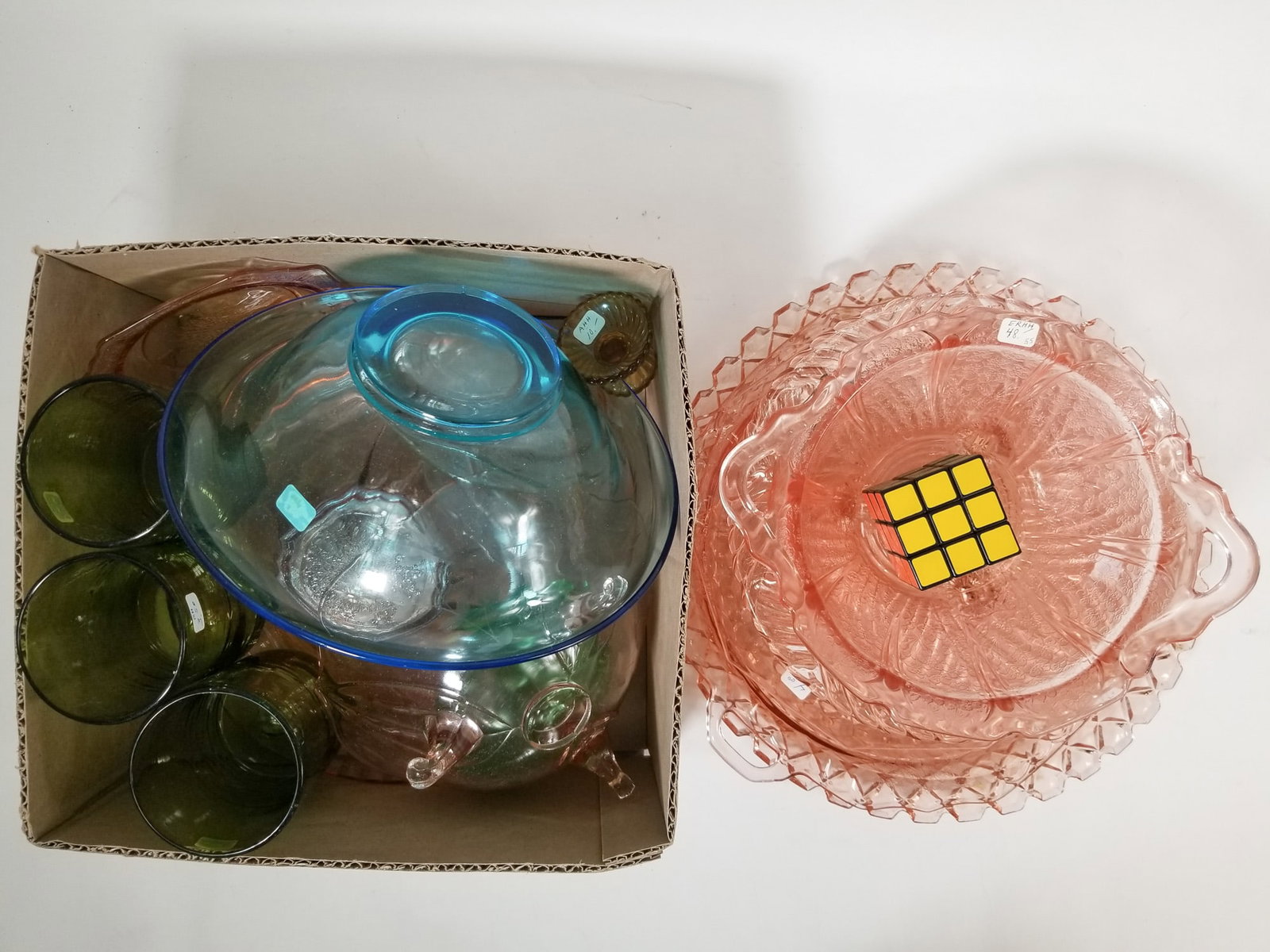 Assortment of Depression Glass - 2