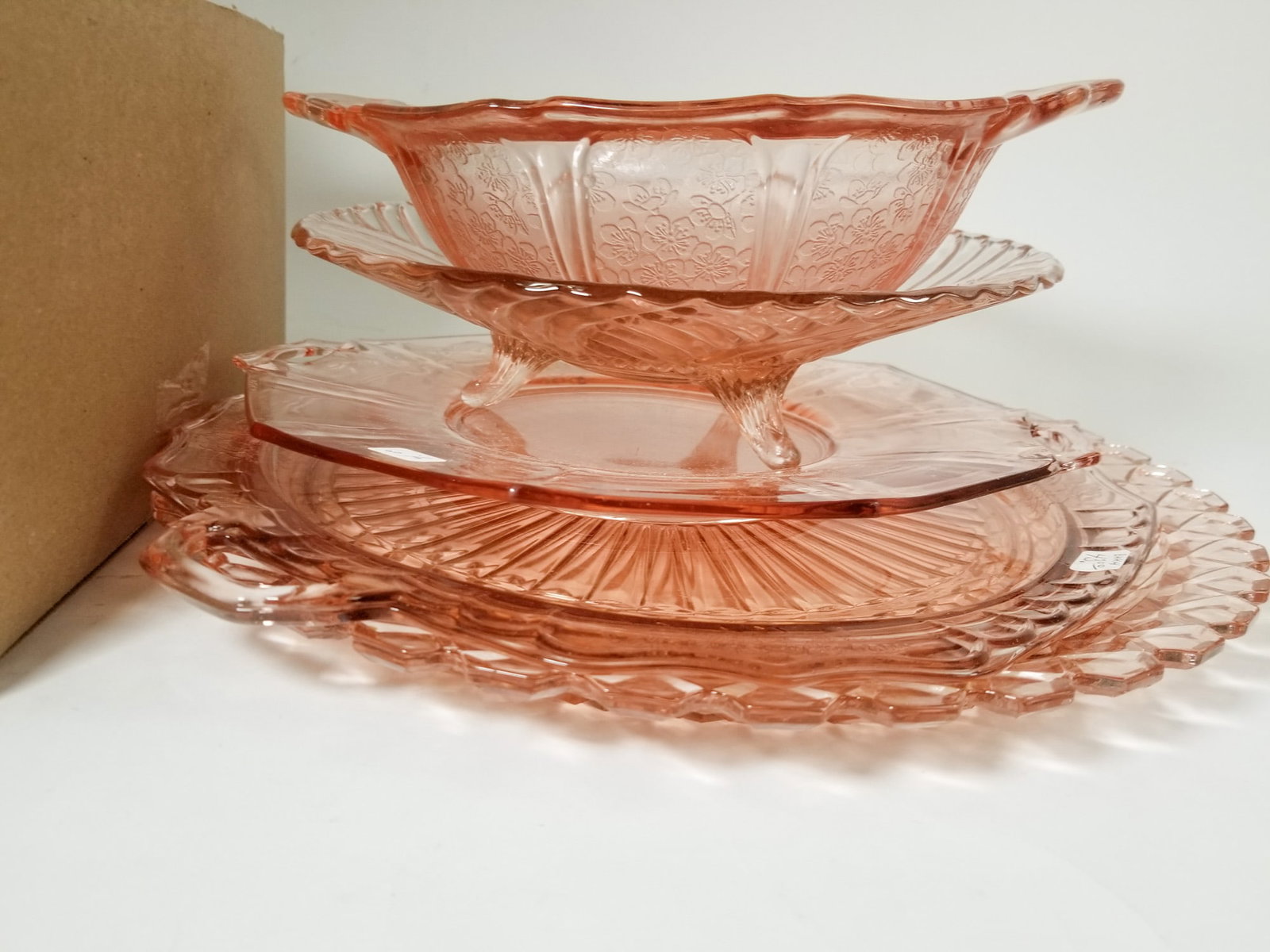 Assortment of Depression Glass - 3