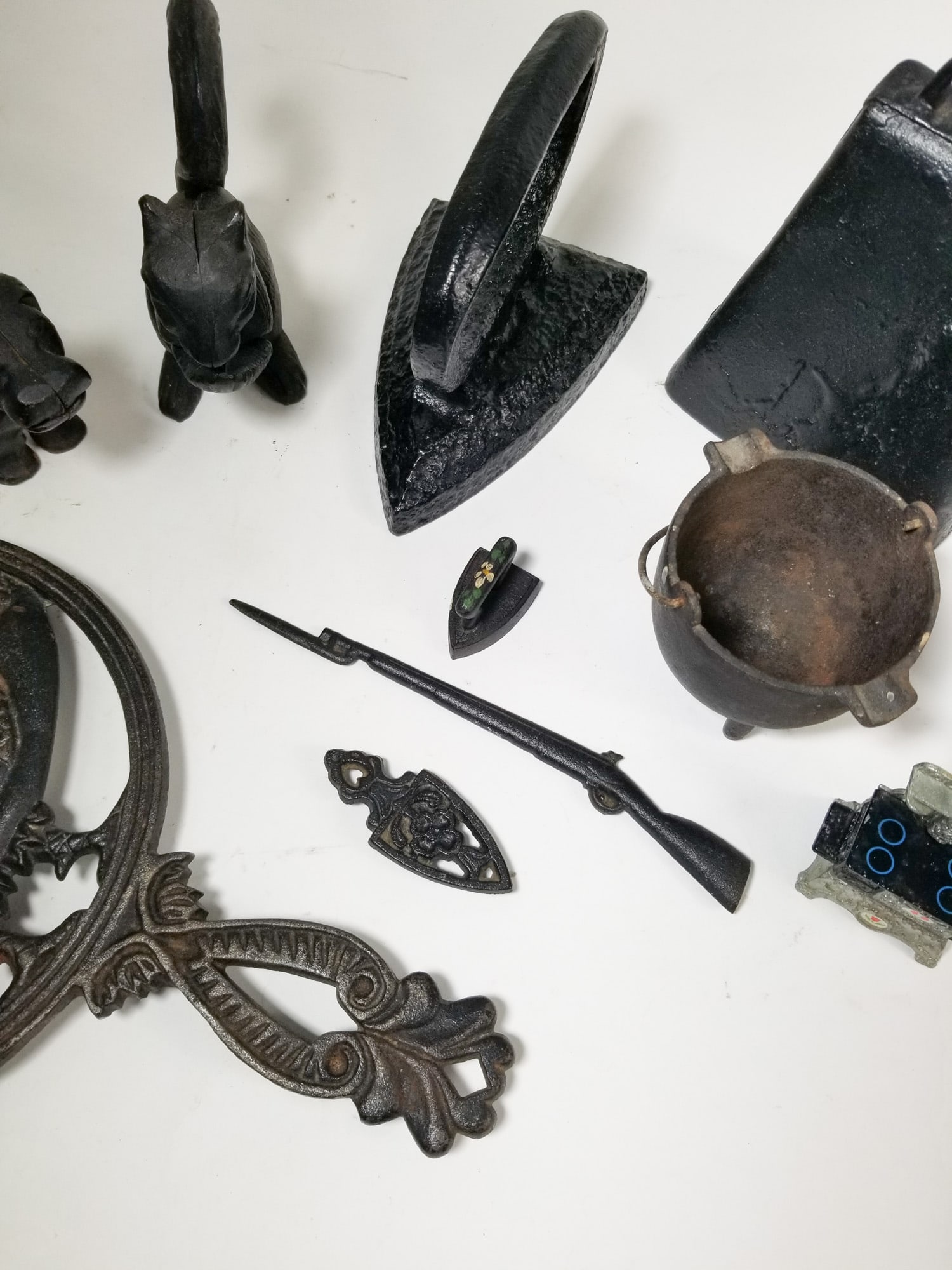 Assortment of Cast Iron Home Goods - 4