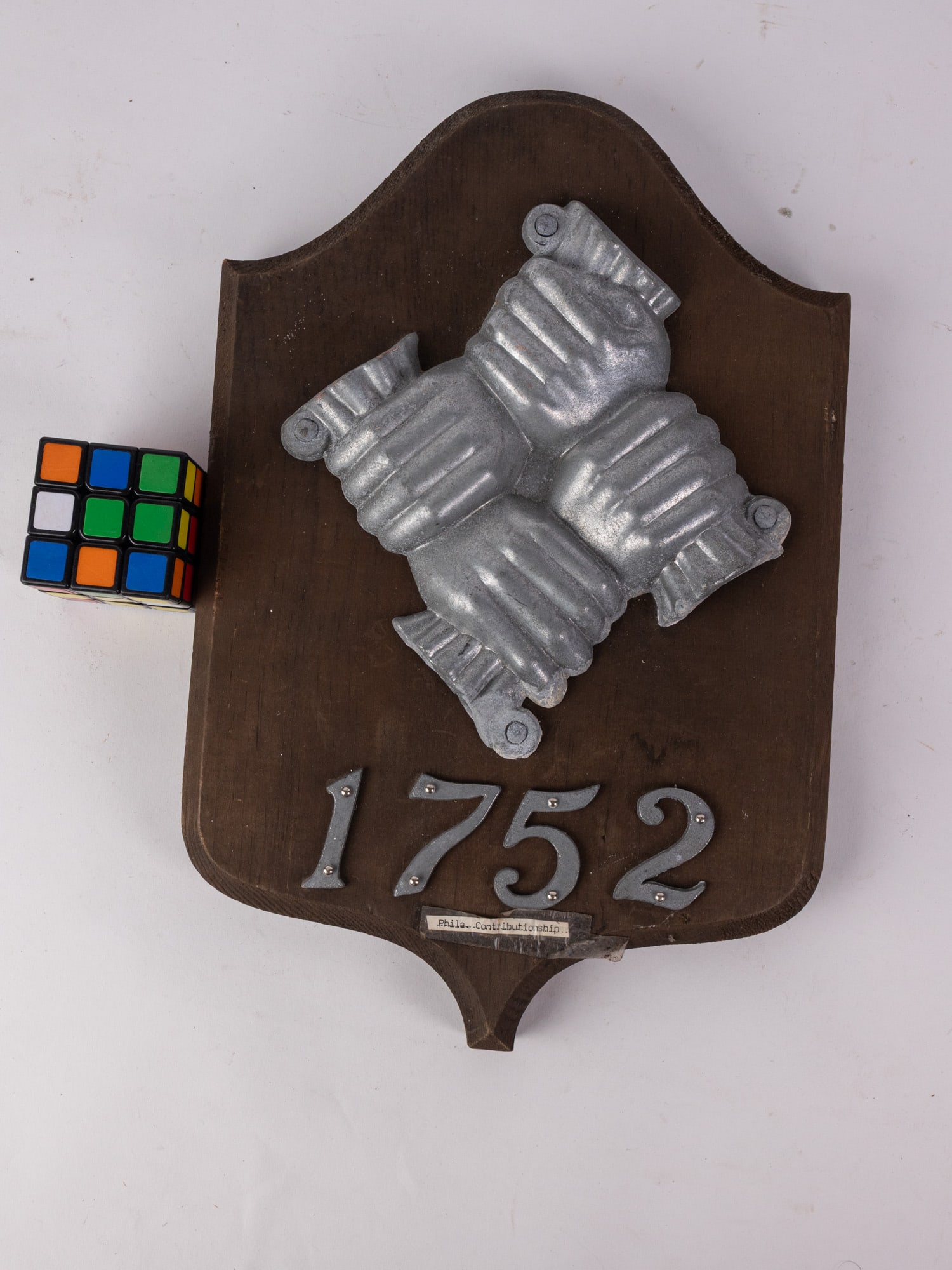 Philadelphia Contribution Fire Mark Plaque - 2