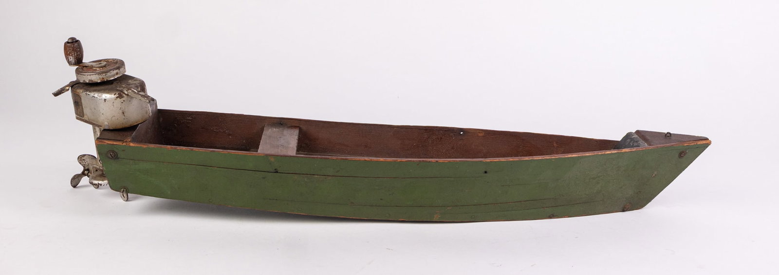 Seaworthy Boats Vintage Wooden Boat with Evinrude Toy Friction Motor - 3