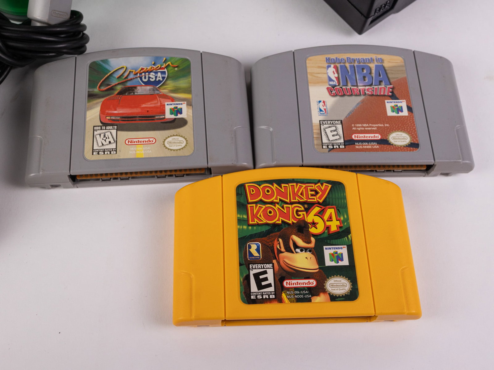 Nintendo 64 Donkey Kong 64 Jungle Green Console Set with Box & Games - 3